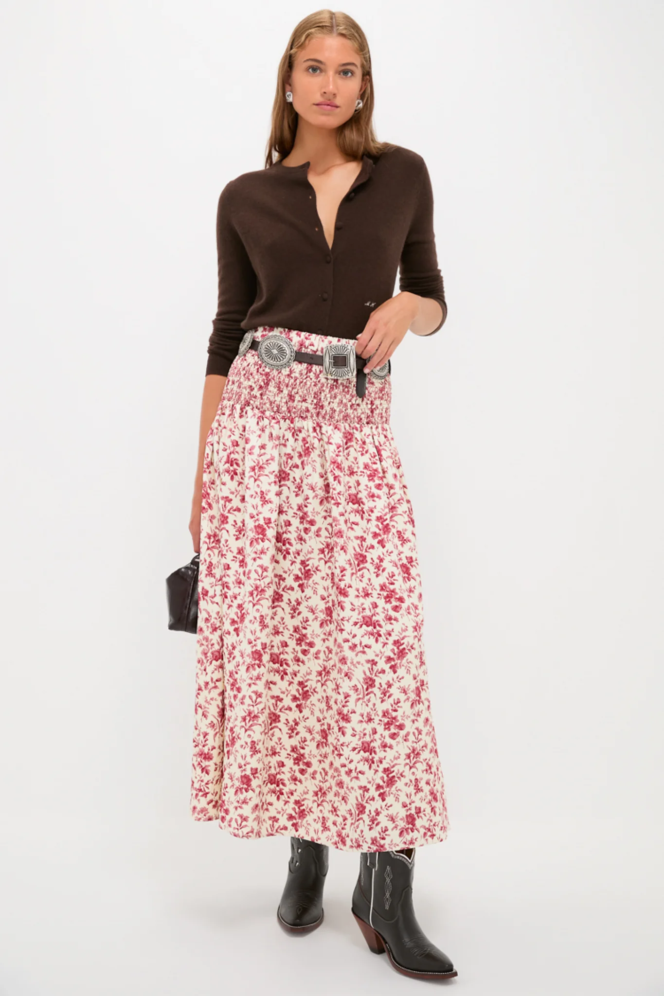 Chocolate and White Low Bright Boots - Image 3