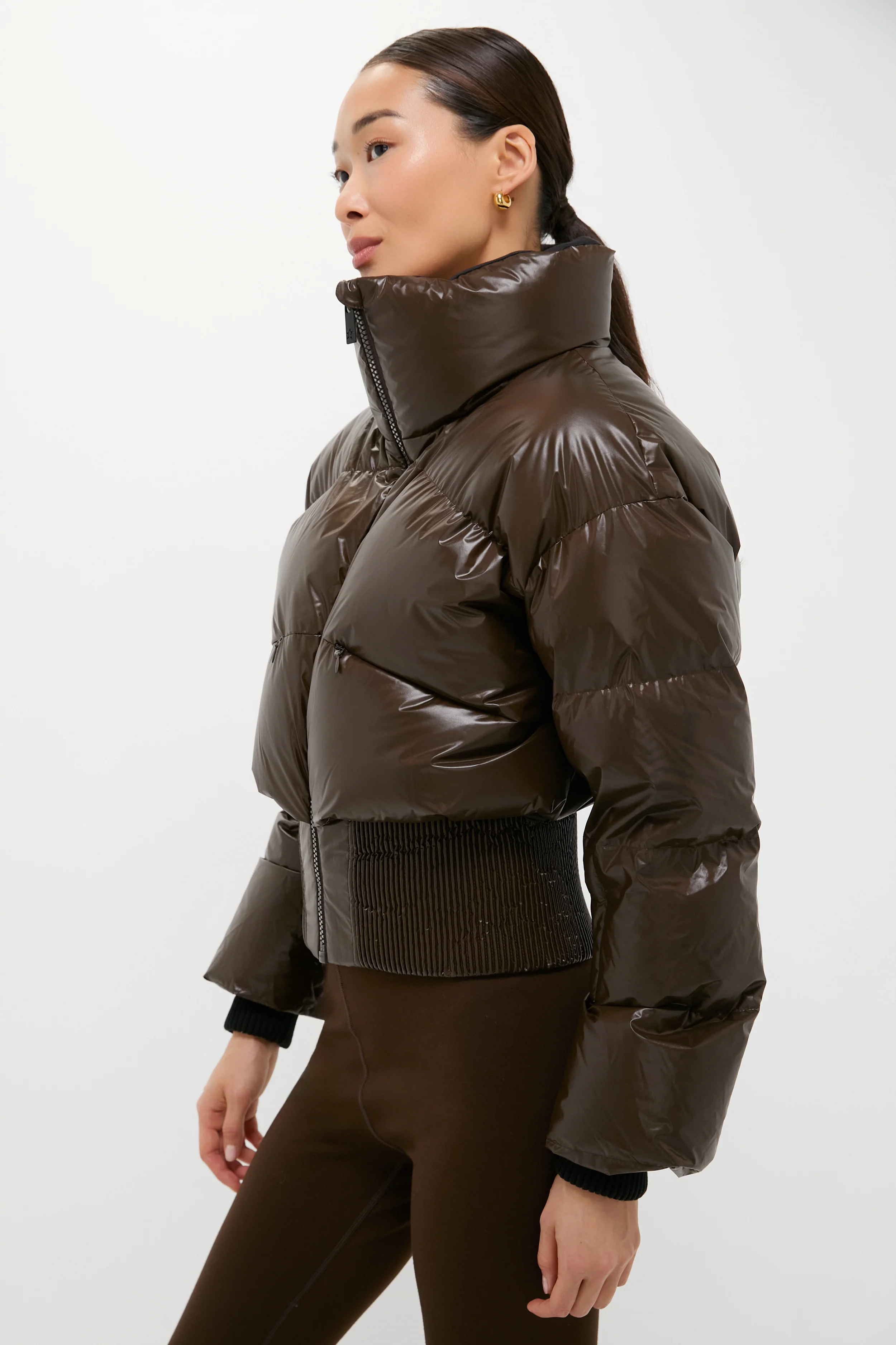 Chocolate Auretta Ski Jacket - Image 3