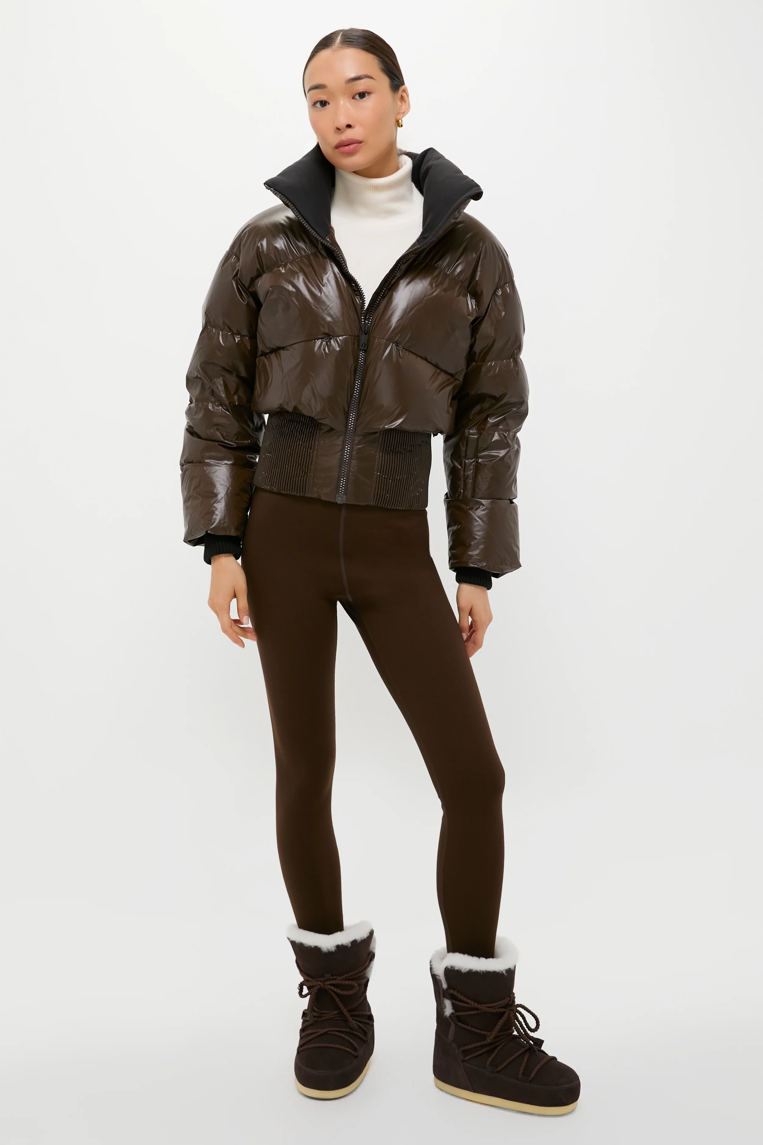 Chocolate Auretta Ski Jacket - Image 6