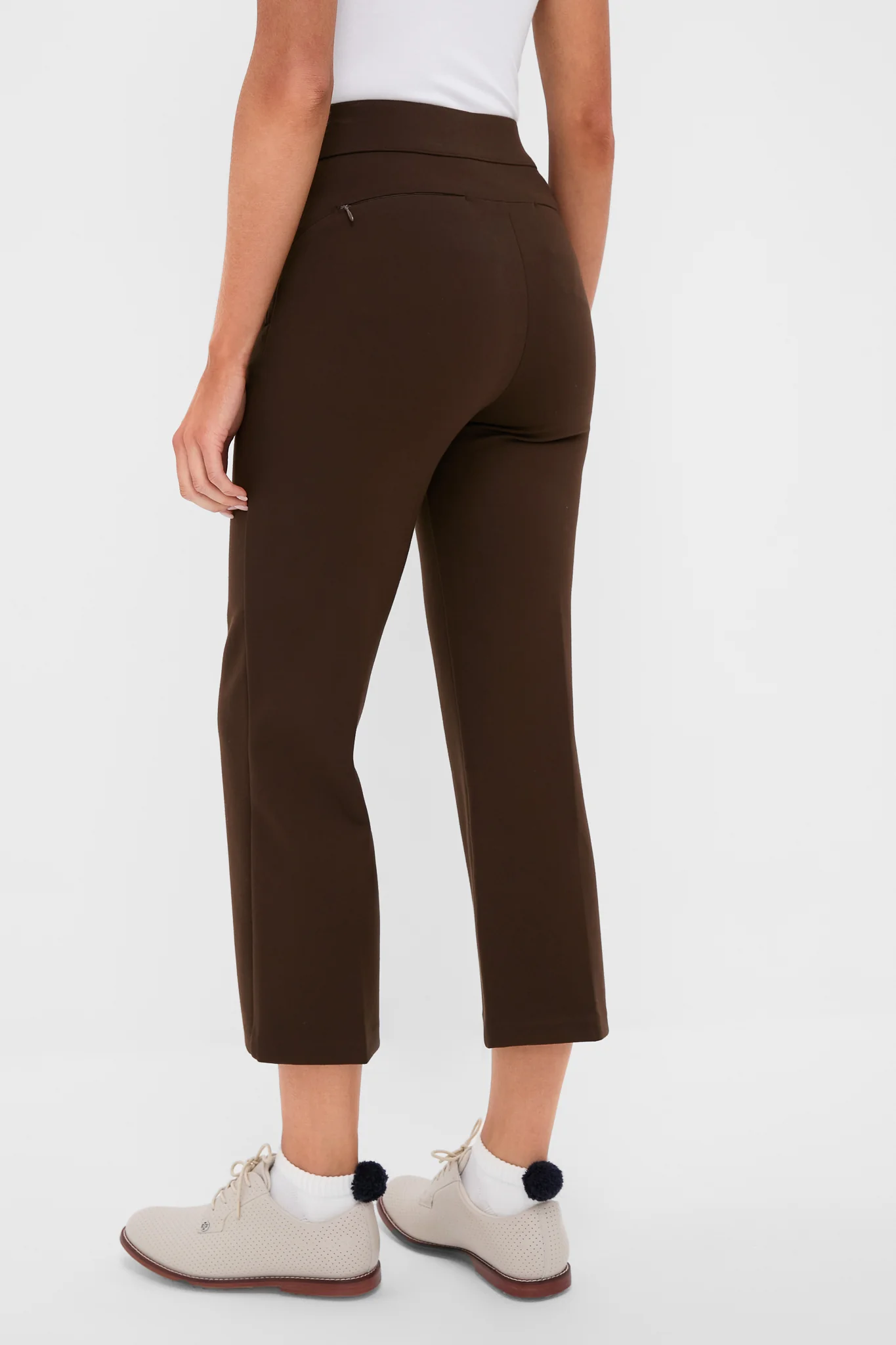 Petite Chocolate Brown Compression September Pant - Image 4