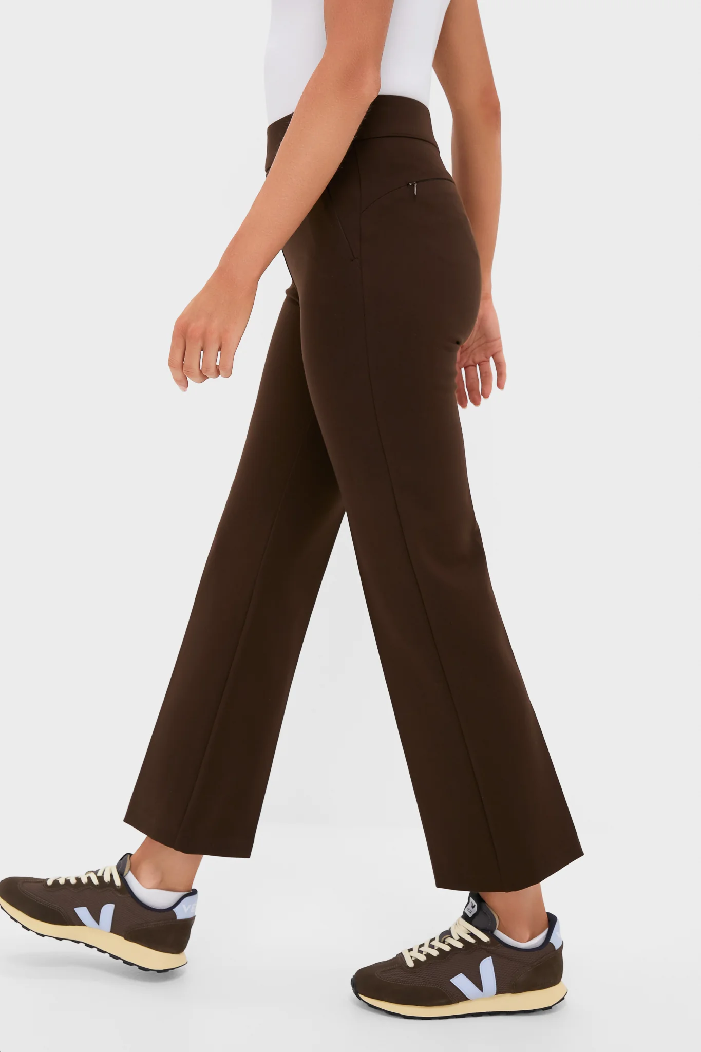 Chocolate Brown 28 Inch Compression September Pant - Image 4