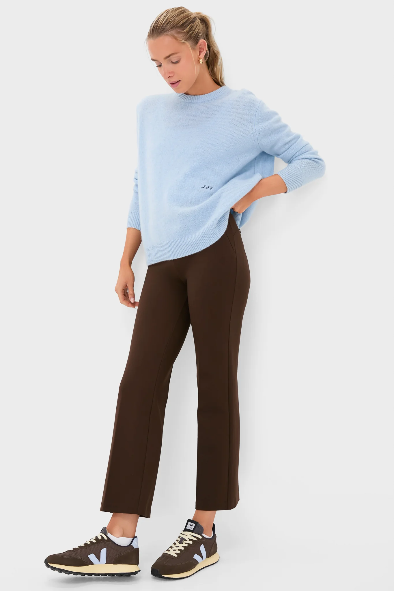 Chocolate Brown 28 Inch Compression September Pant - Image 7