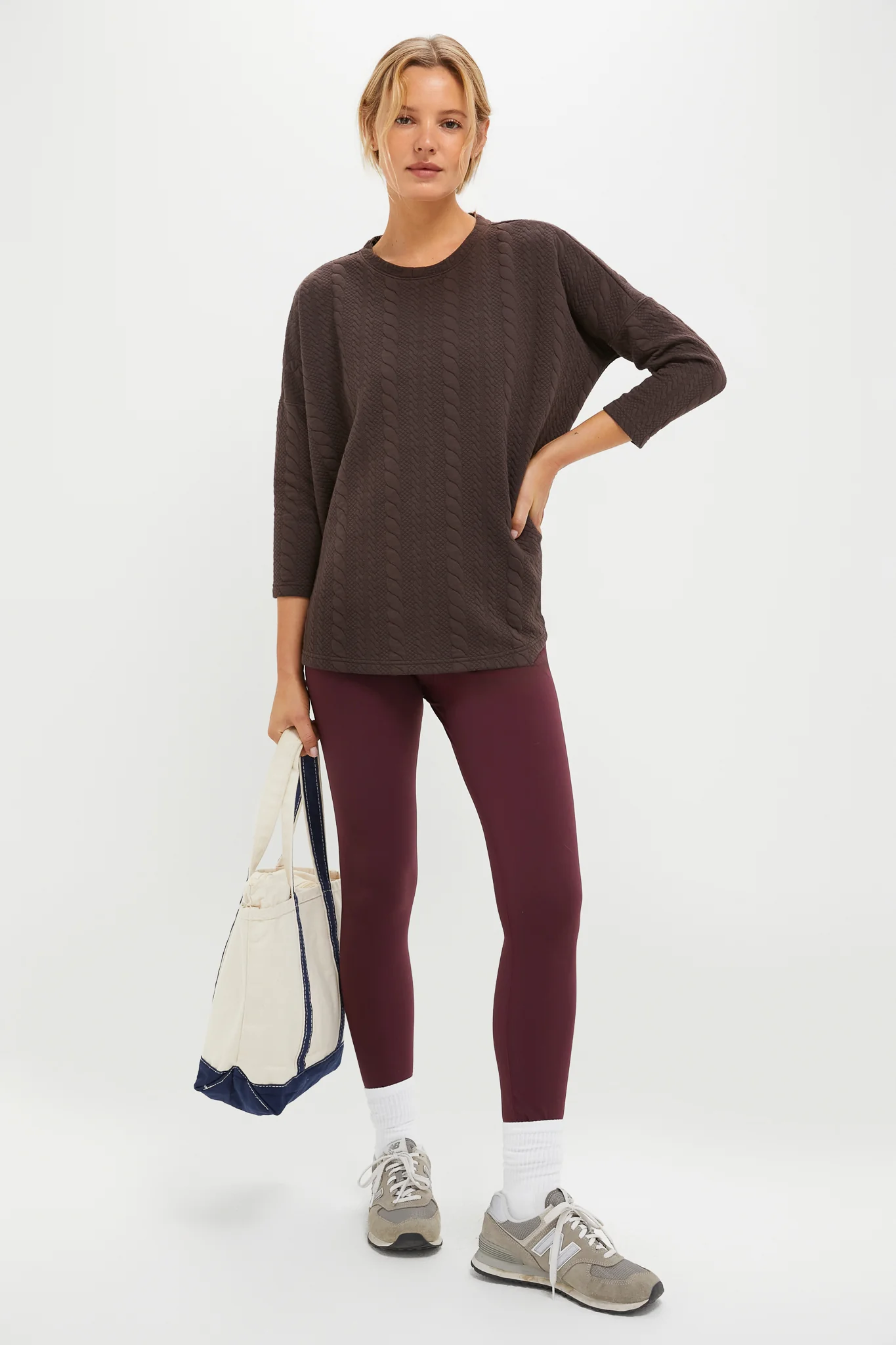 Chocolate Brown Ally Swing Sweatshirt - Image 7