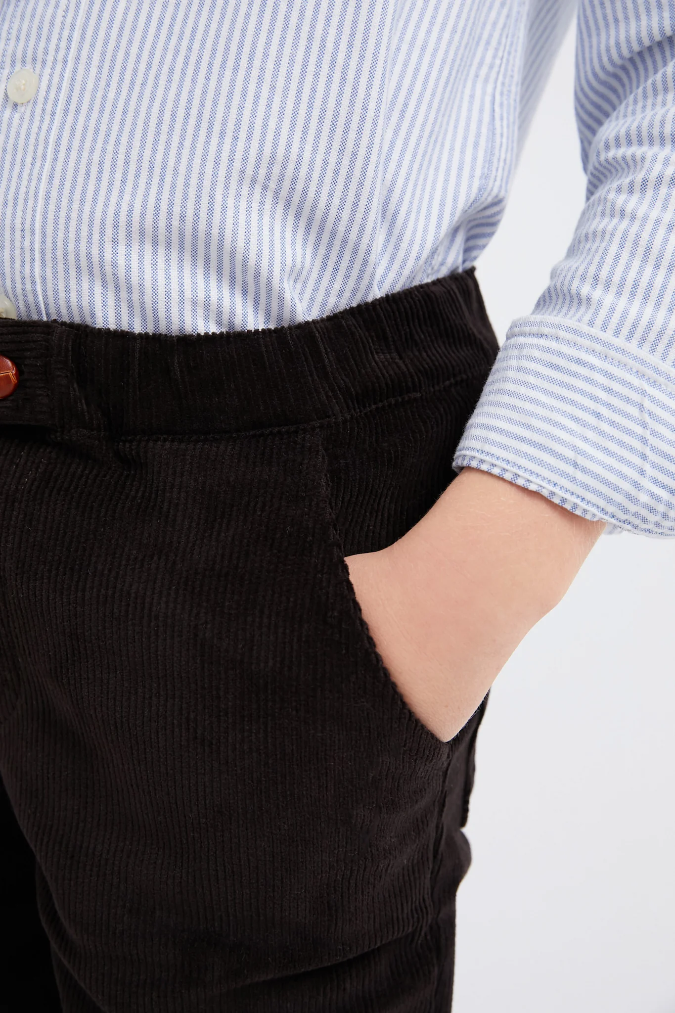 Chocolate Brown Benito Boy Corduroy Trousers - Image 4