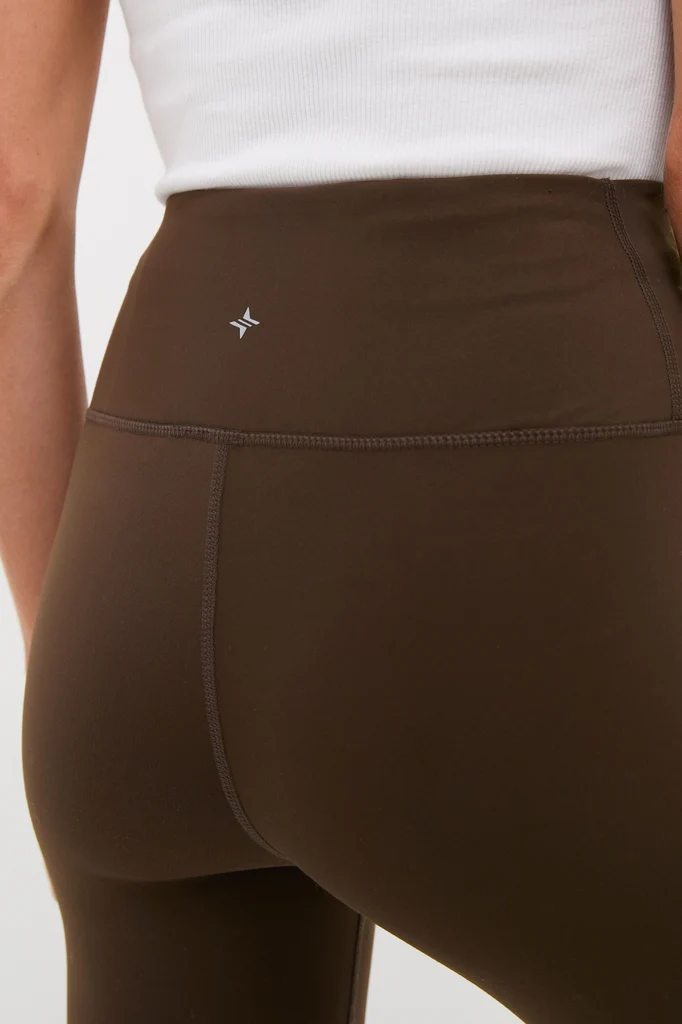 Chocolate Brown High Rise Compression Spandex MacKenzie Legging - Image 5