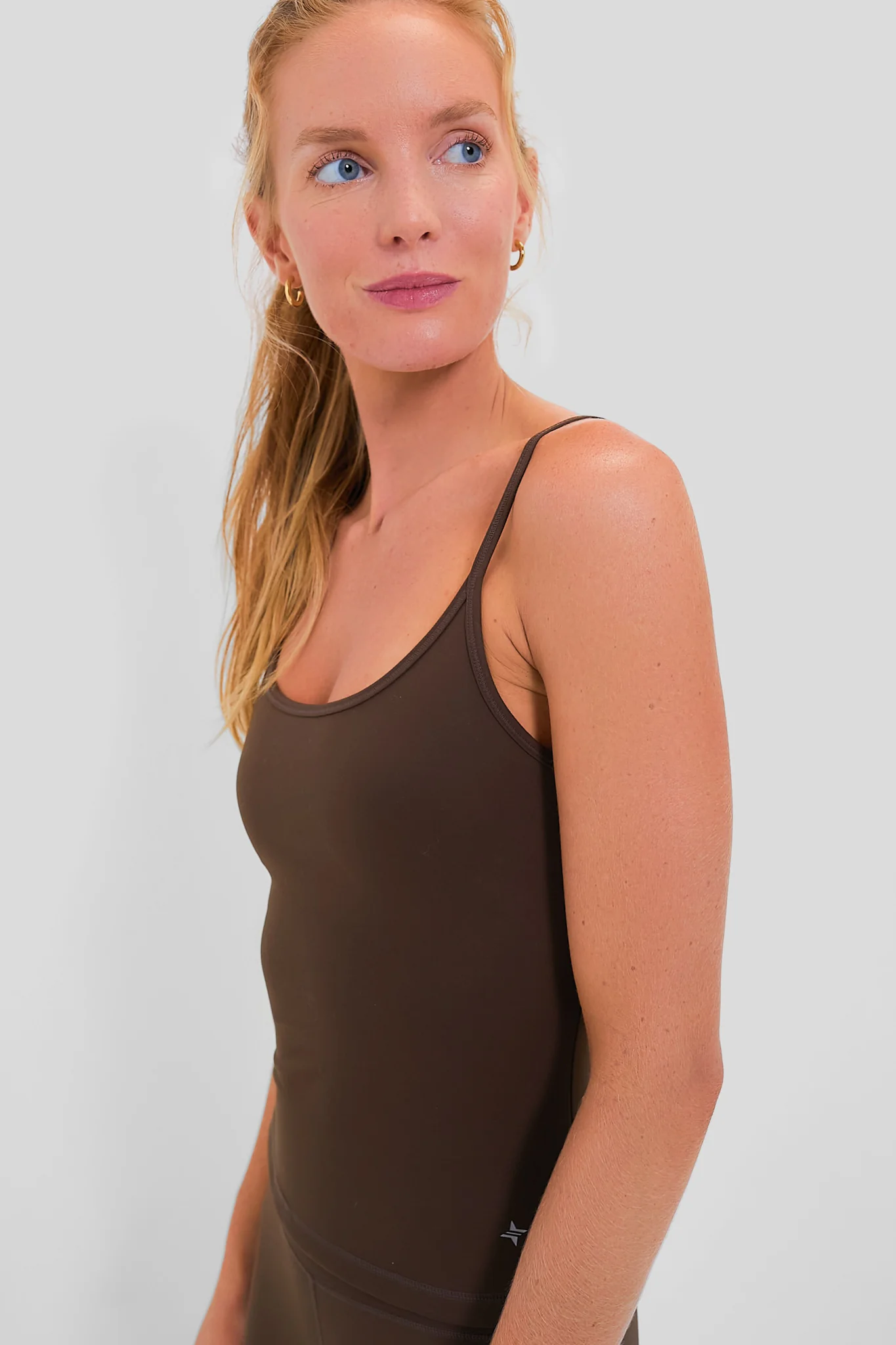 Chocolate Compression Spandex Sofia Cami - Image 4
