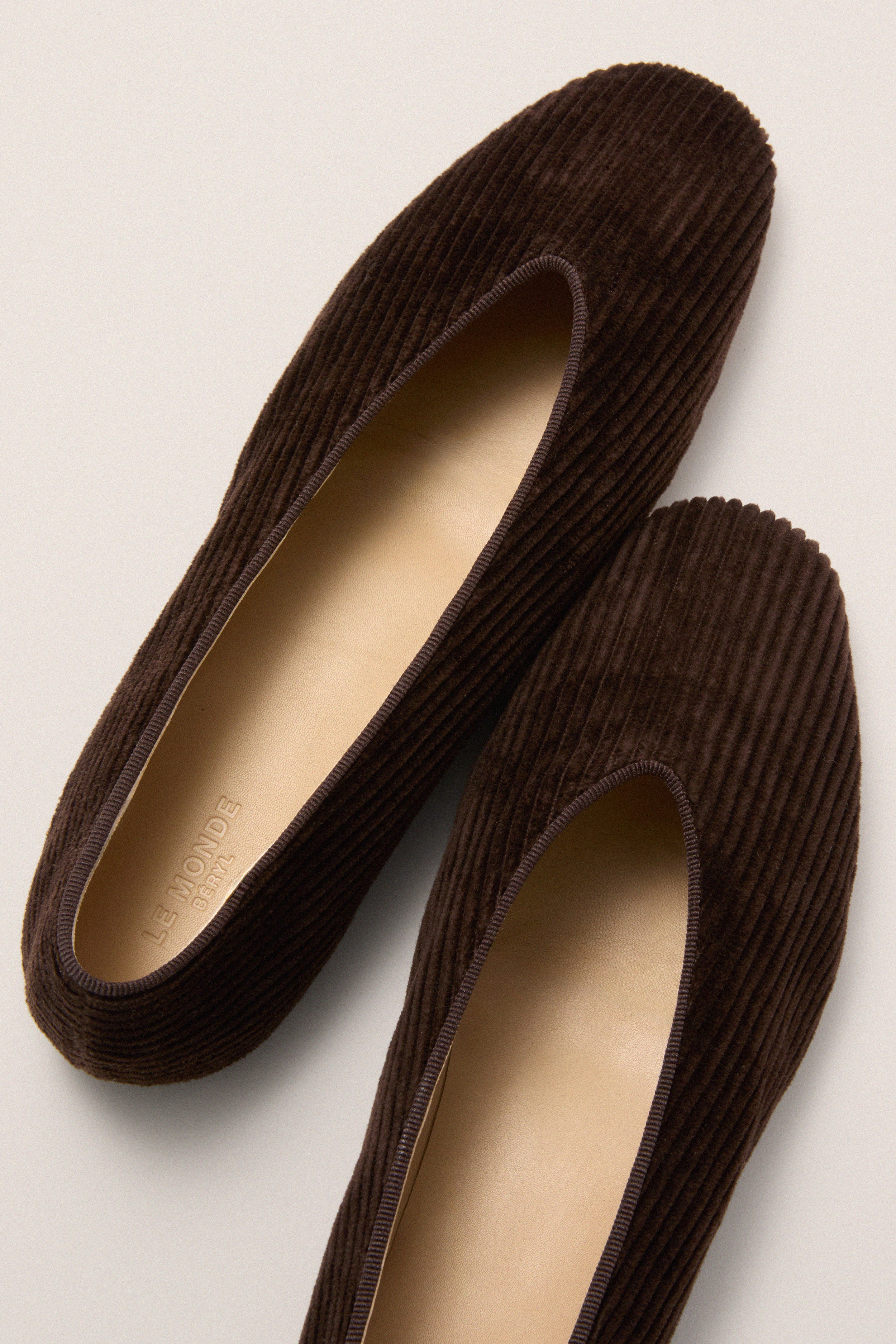 Chocolate Corduroy Regency Slippers - Image 5