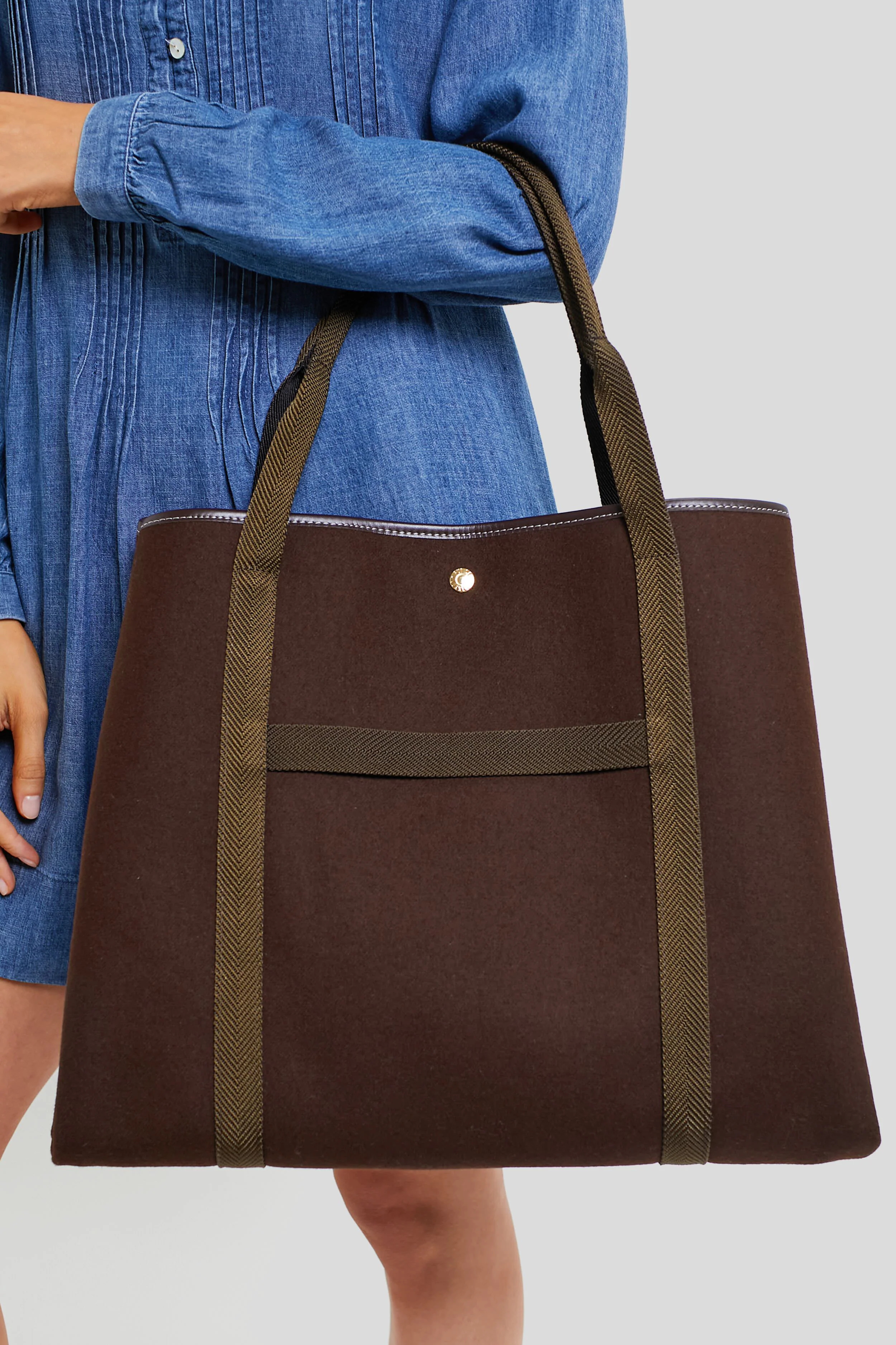Chocolate Flannel Traversee XL Tote - Image 6
