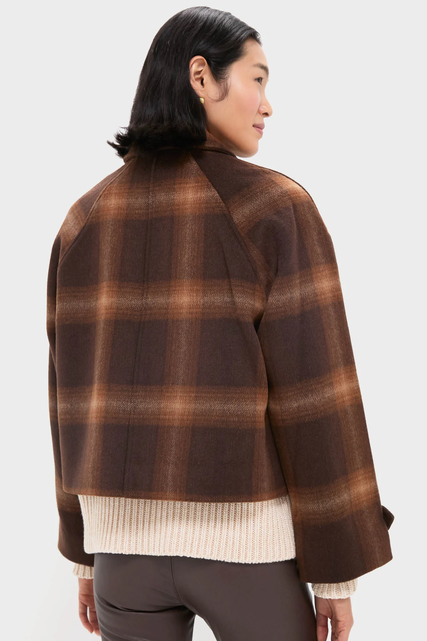 Chocolate Plaid Colby Jacket - Image 4