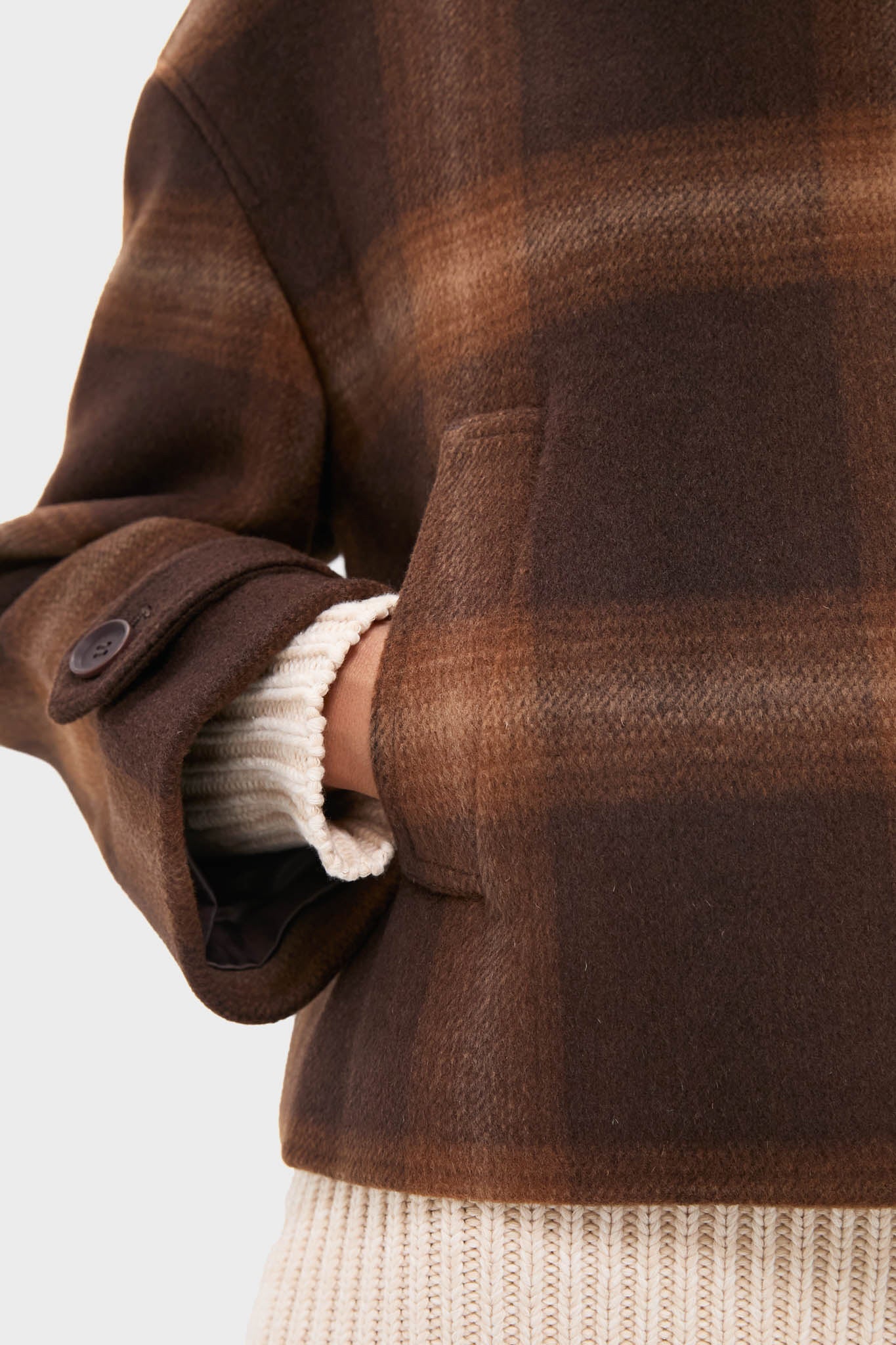 Chocolate Plaid Colby Jacket - Image 5