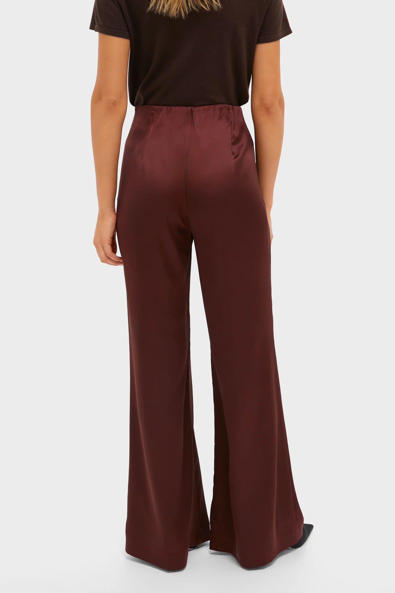 Chocolate Satin Deja Pants - Image 4