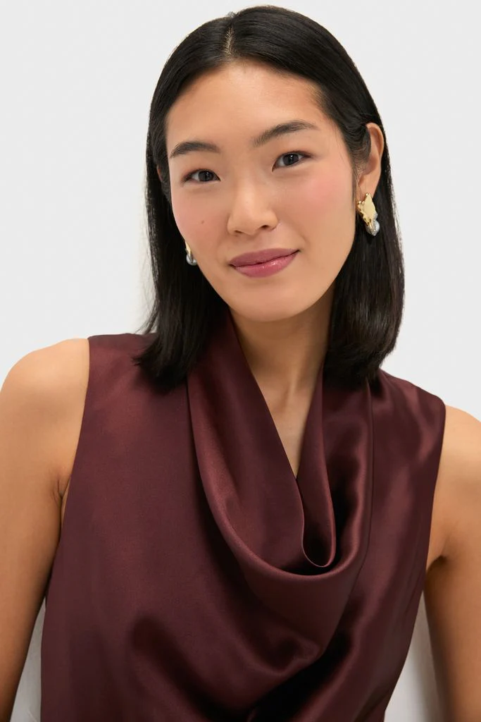 Chocolate Satin Sinclair Dress - Image 5