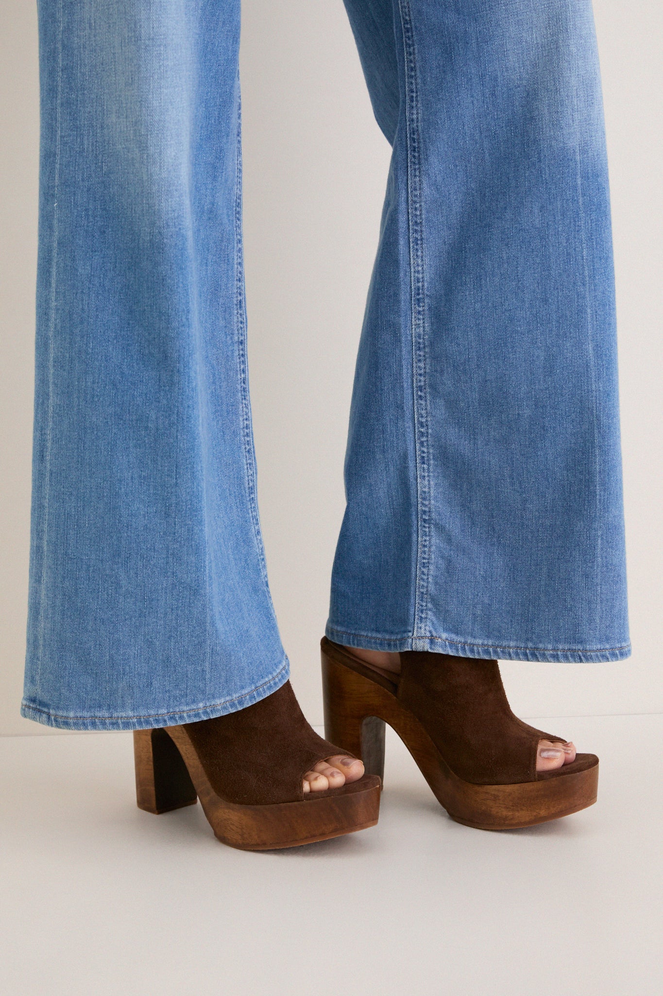 Chocolate Suede Clea Heels - Image 4