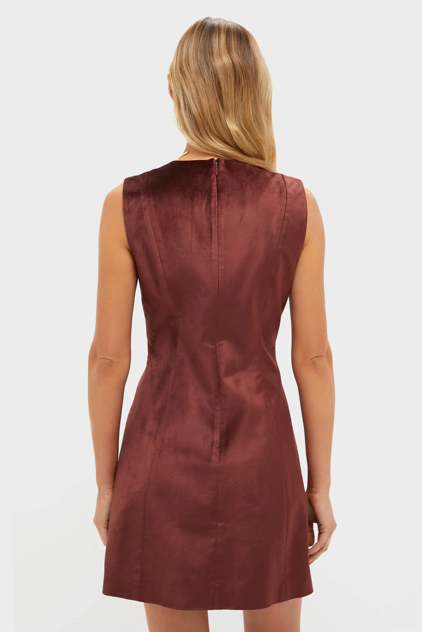 Chocolate Velvet Mercer Dress - Image 4