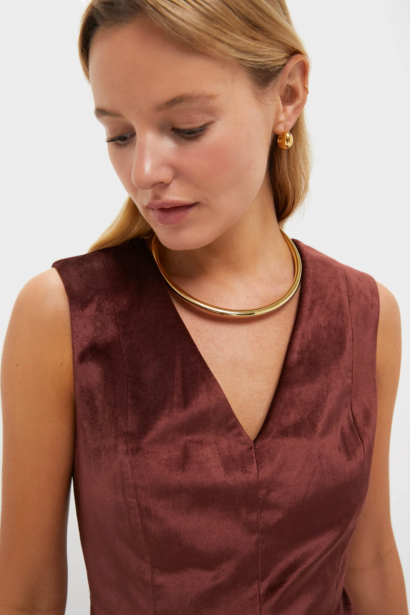 Chocolate Velvet Mercer Dress - Image 5
