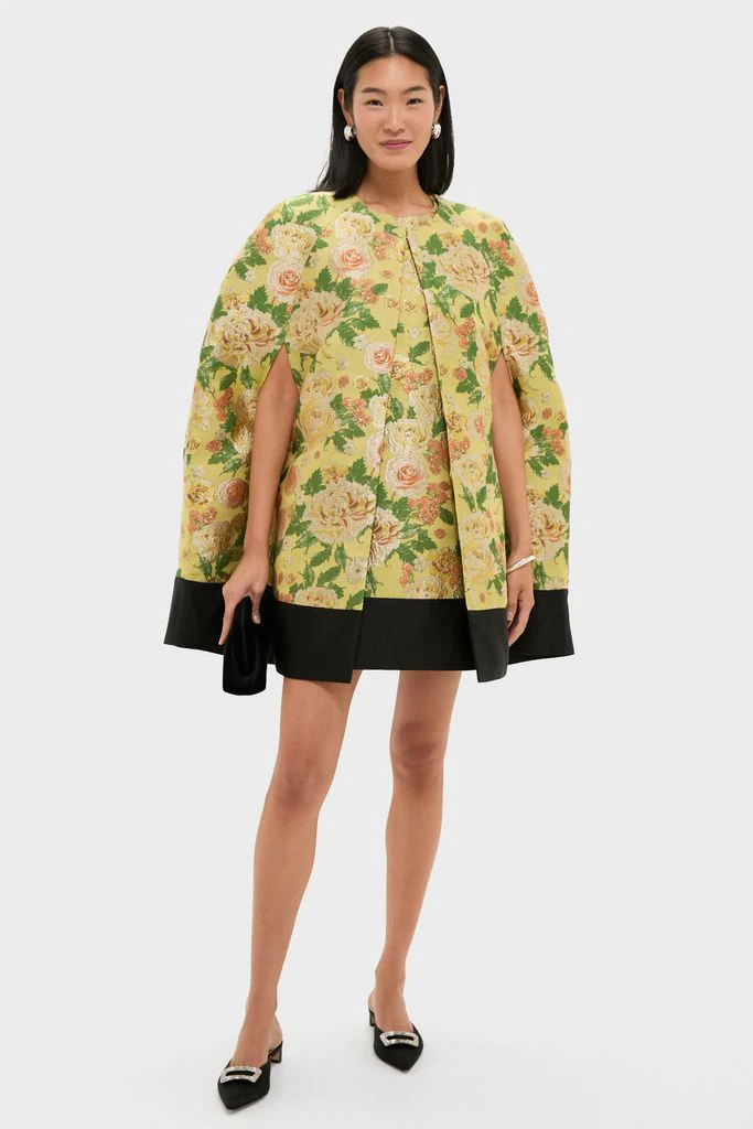 Chrysanthemum Jacquard Noel Cape - Image 4