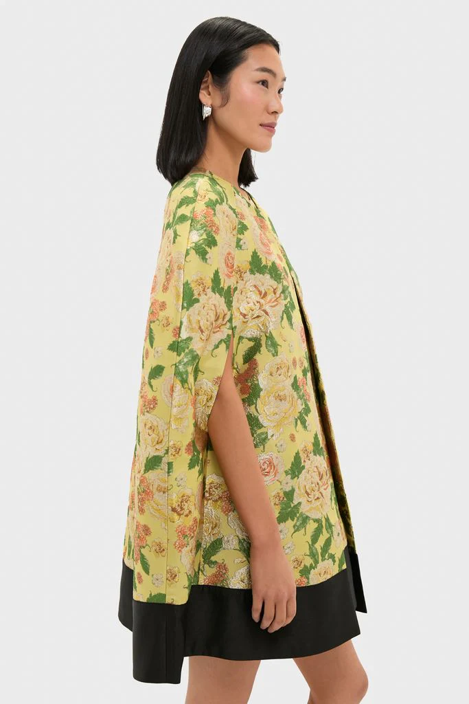 Chrysanthemum Jacquard Noel Cape - Image 5