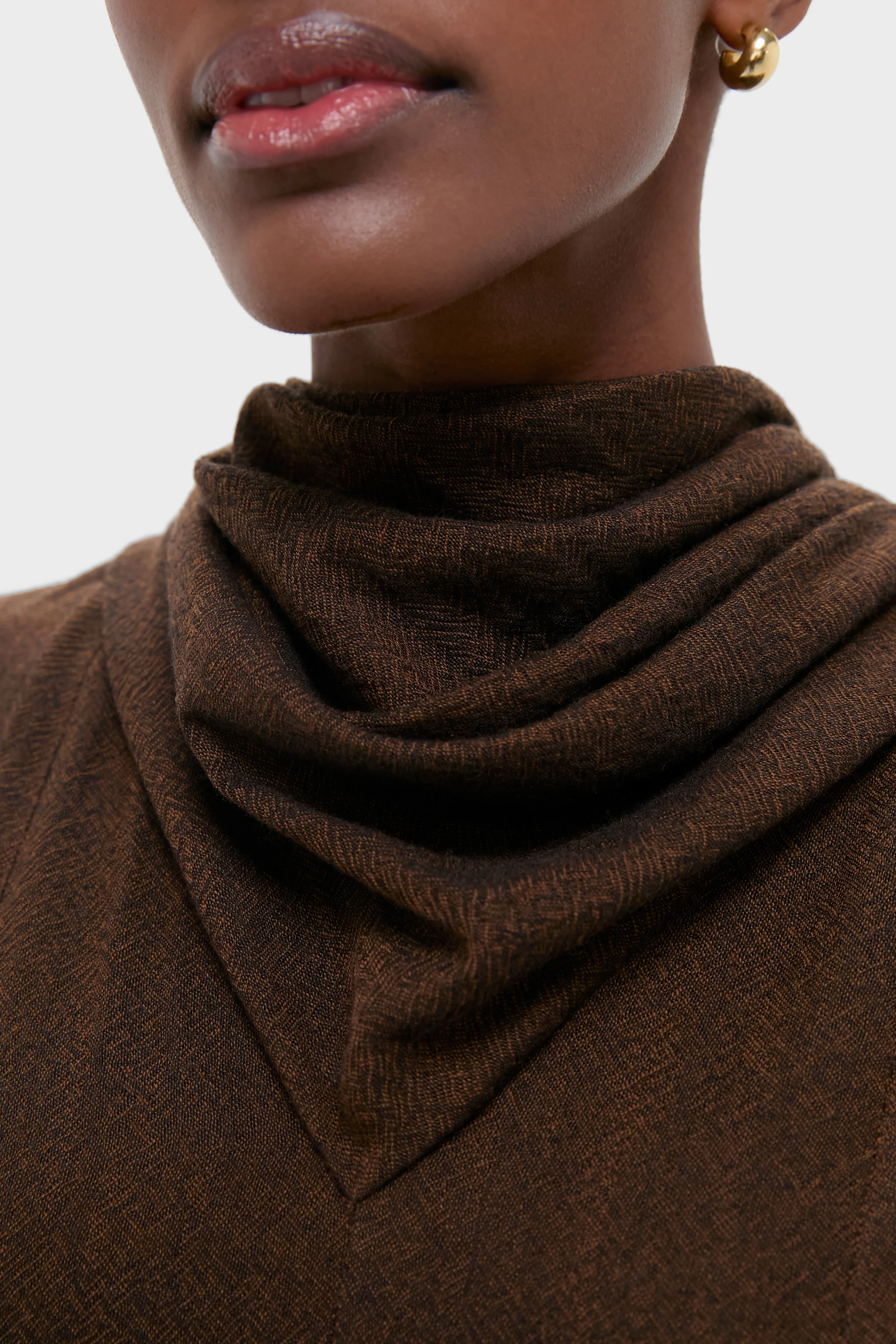 Cinnamon Avara Twill Wool Maxi Dress - Image 5