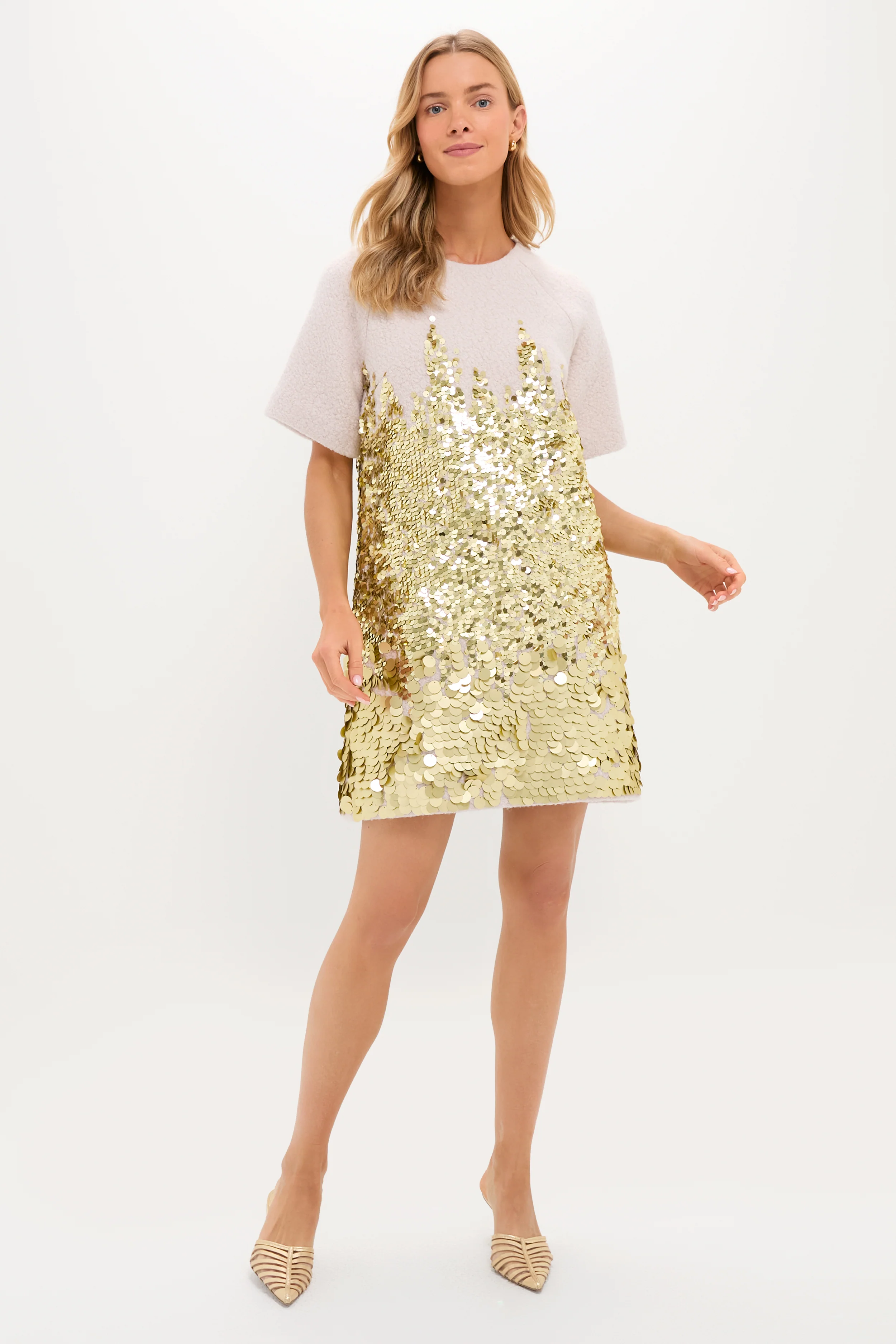 City Lights Gold Aerin Dress