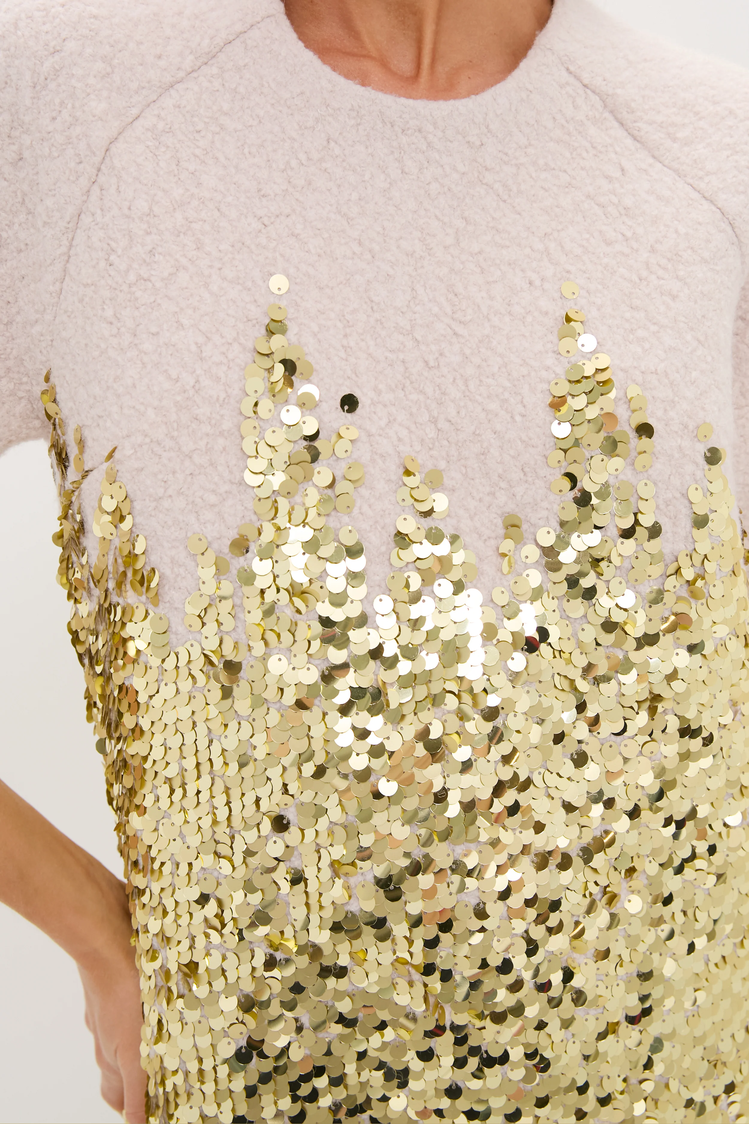 City Lights Gold Aerin Dress - Image 2
