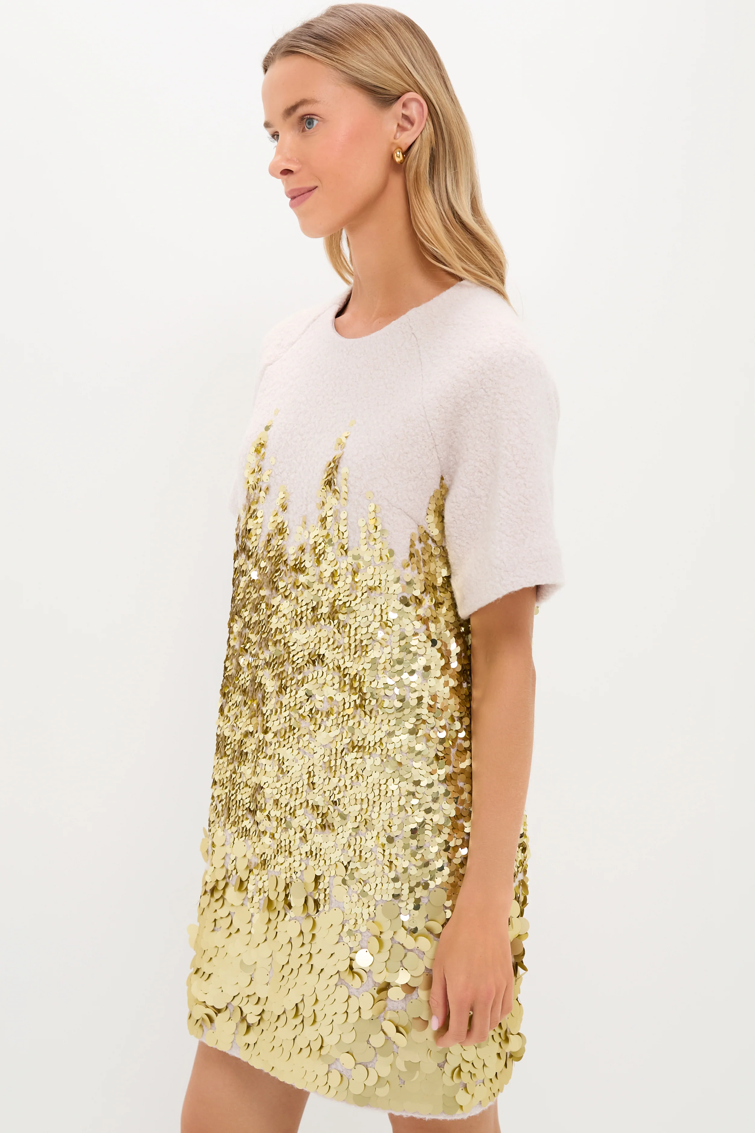 City Lights Gold Aerin Dress - Image 4