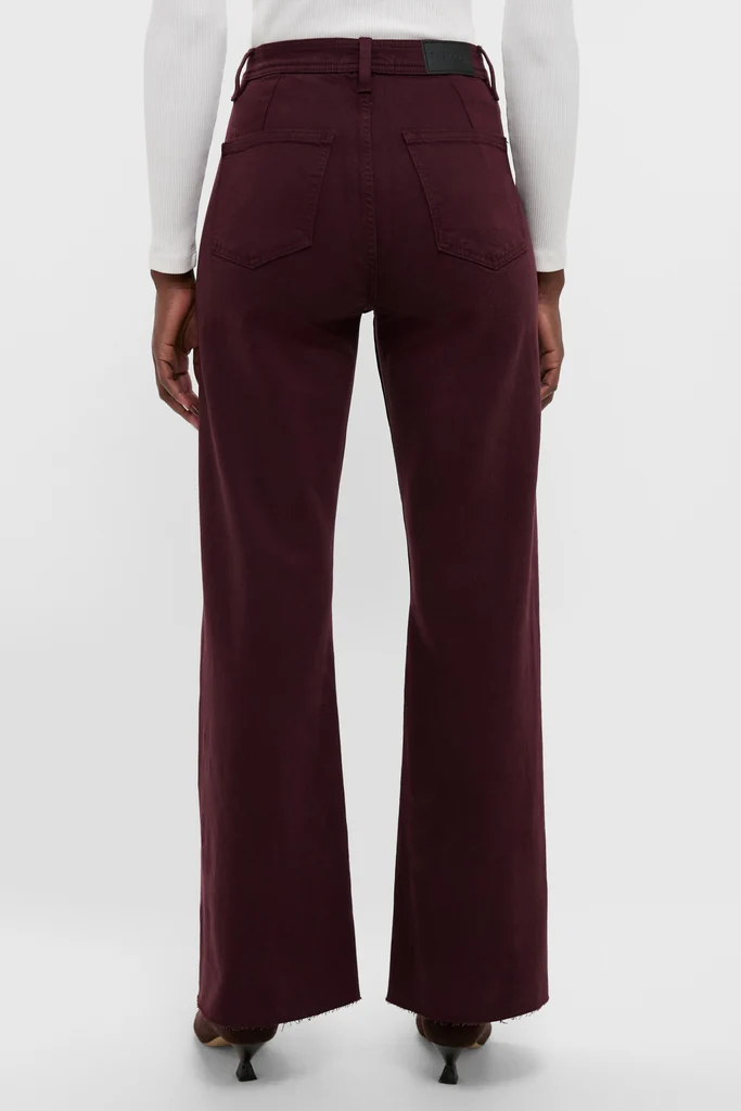 Claret Penny High Rise Wide Leg - Image 4