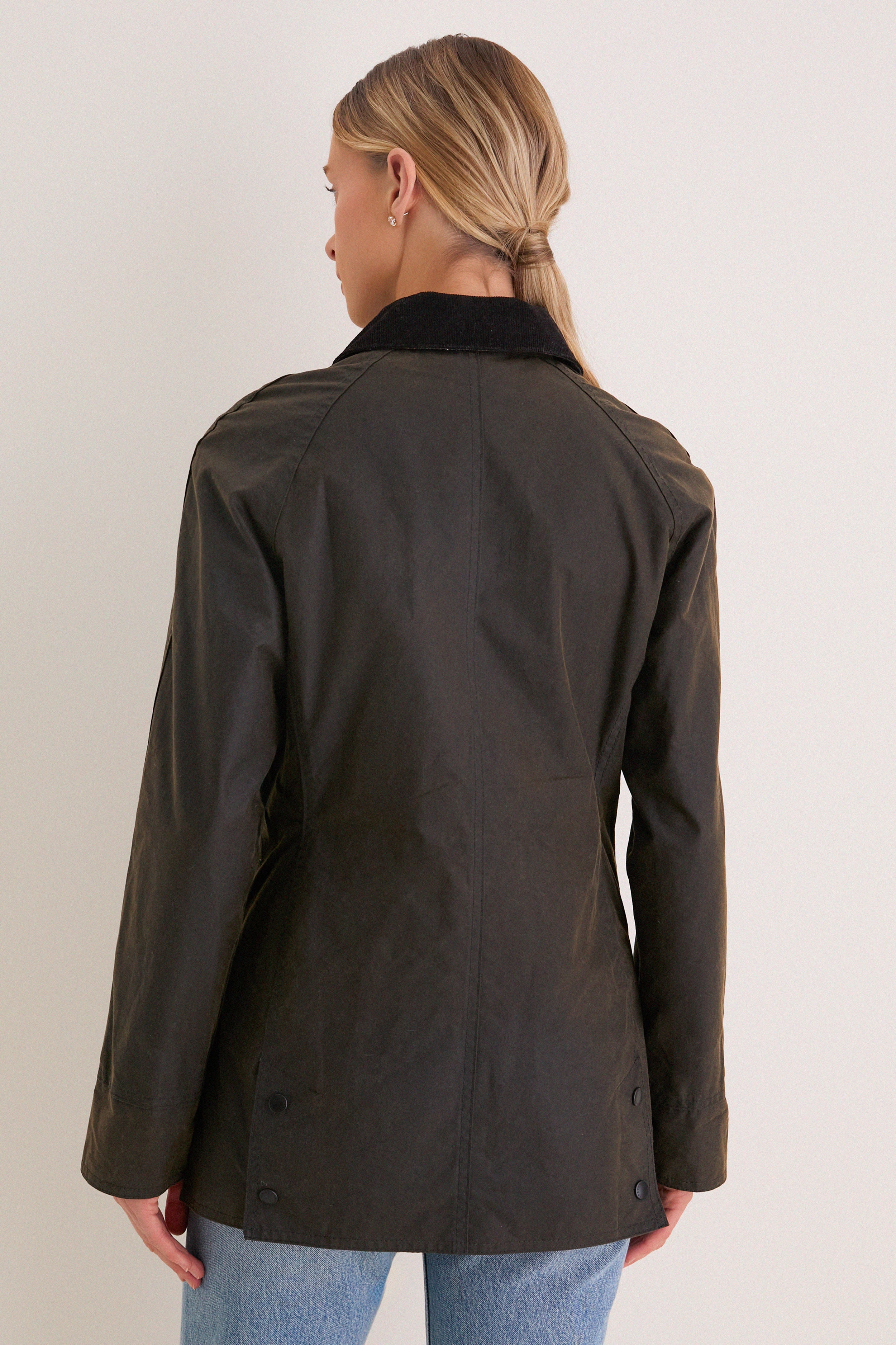 Classic Olive Beadnell Wax Jacket - Image 4