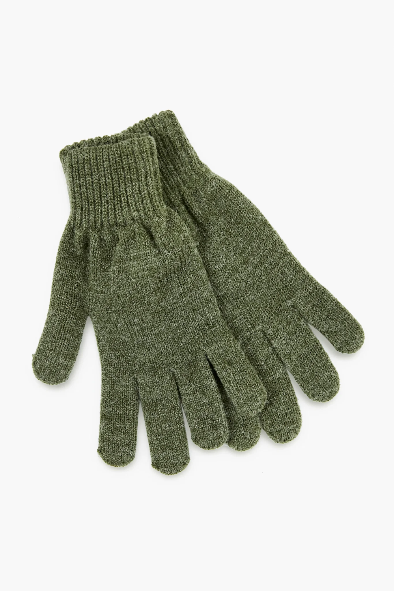 Classic Olive Tartan And Scarf Glove Gift Set - Image 2