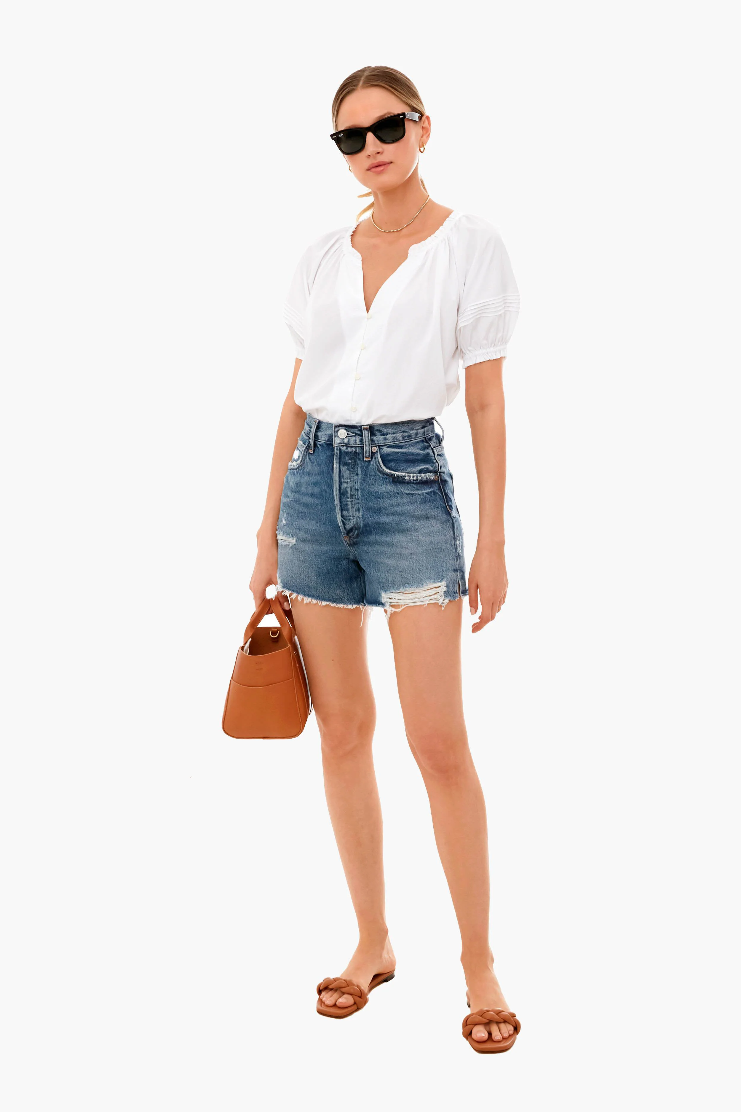Classic White June Blouse - Image 2