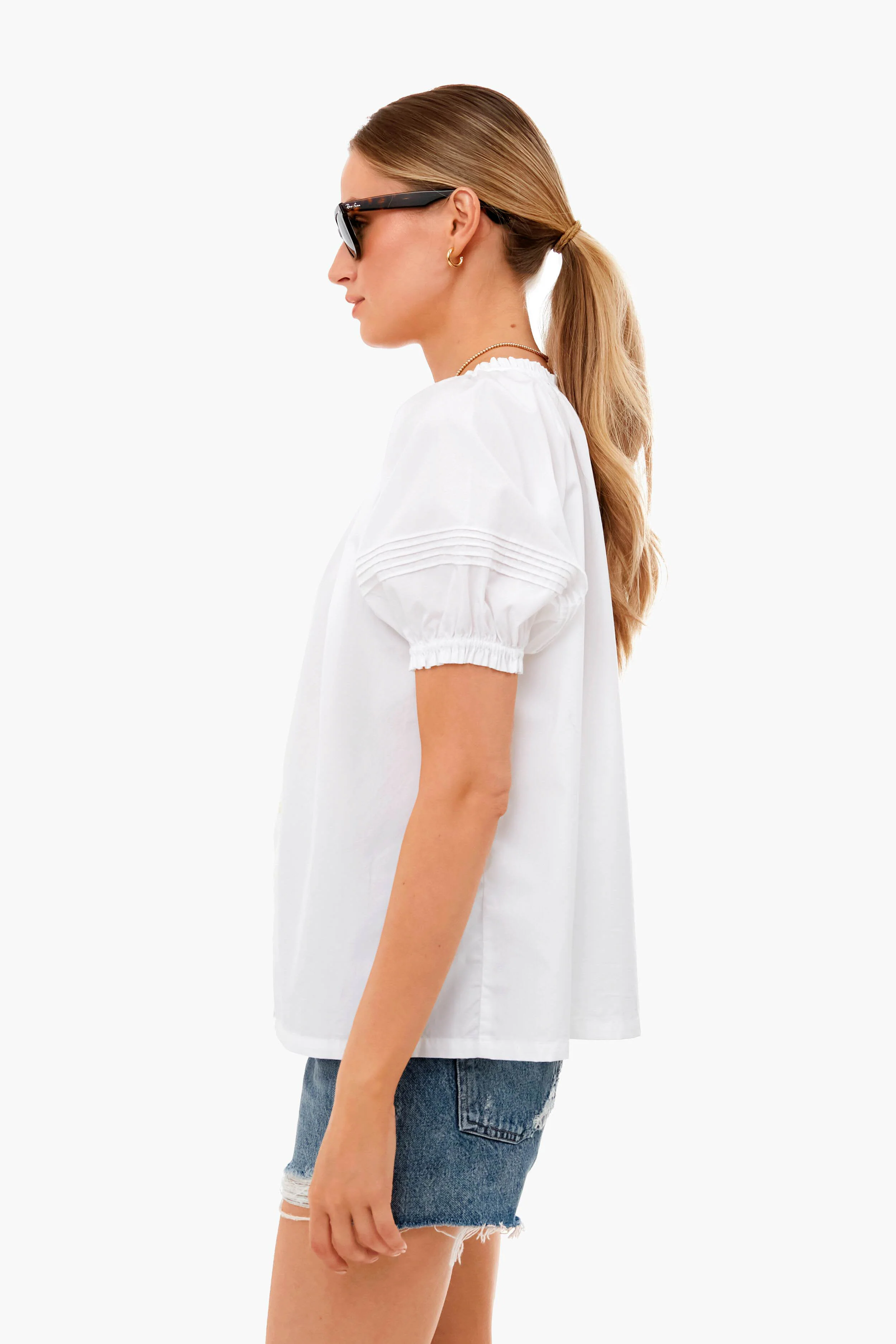 Classic White June Blouse - Image 3