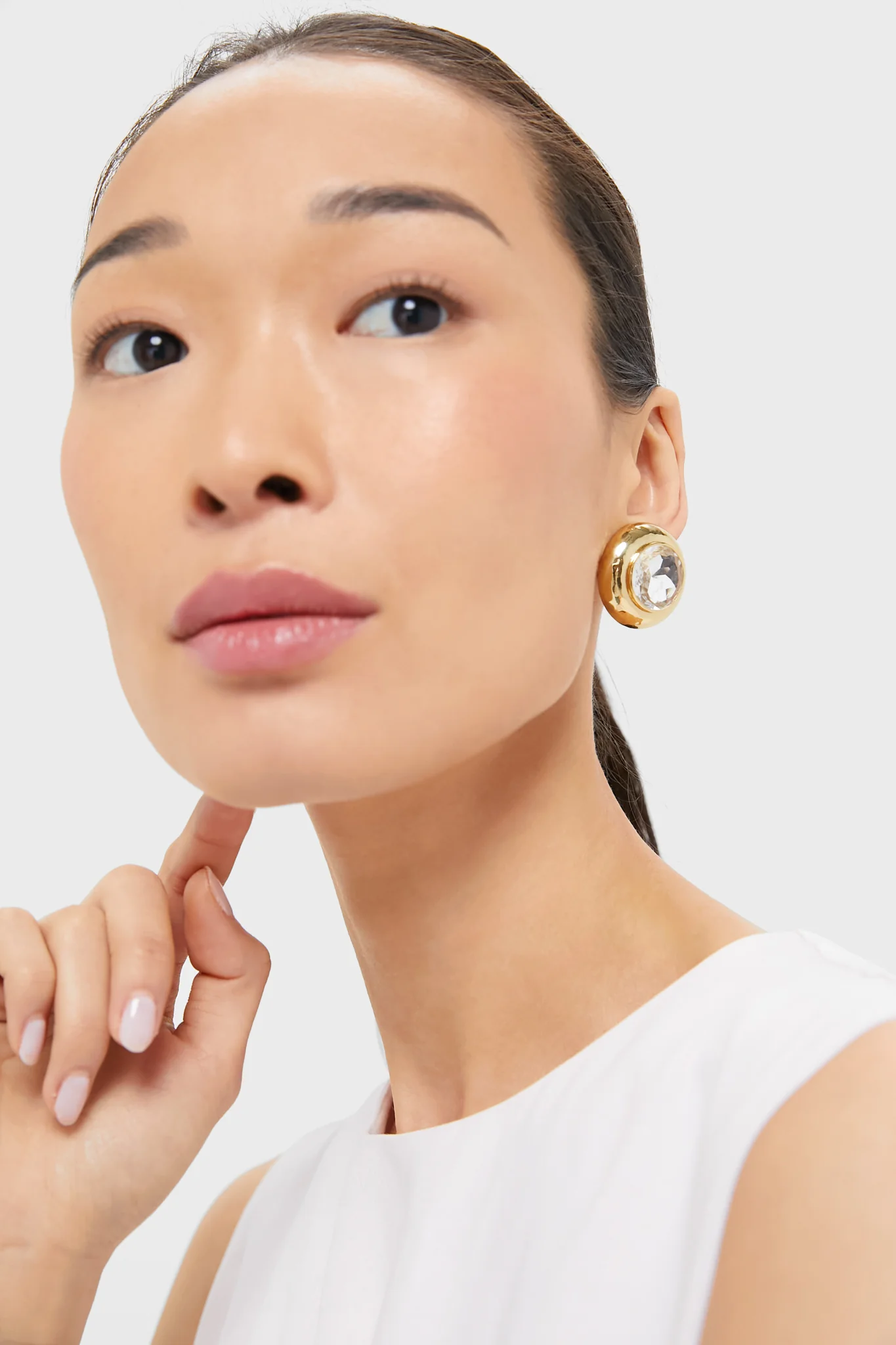 Clear Quartz Crystal Briller Earrings - Image 4