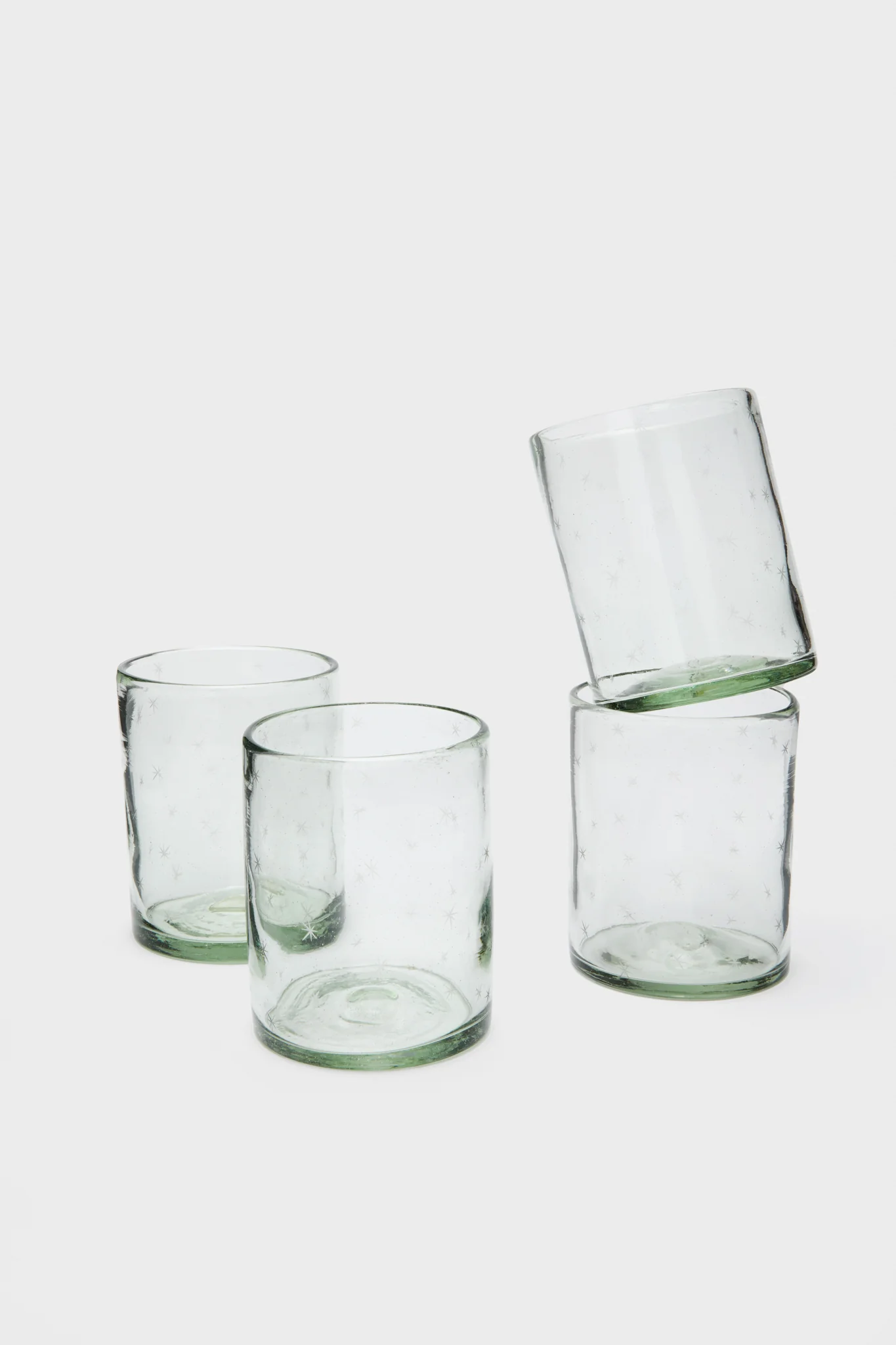 Clear Starry Night Rocks Glass - Image 5