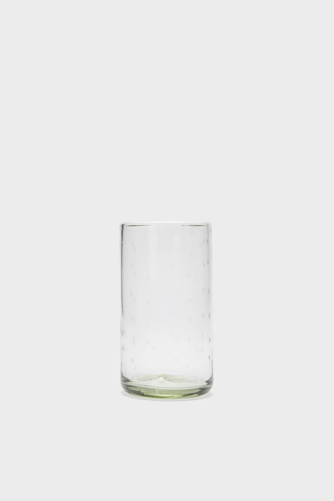 Clear Starry Night Water Glass
