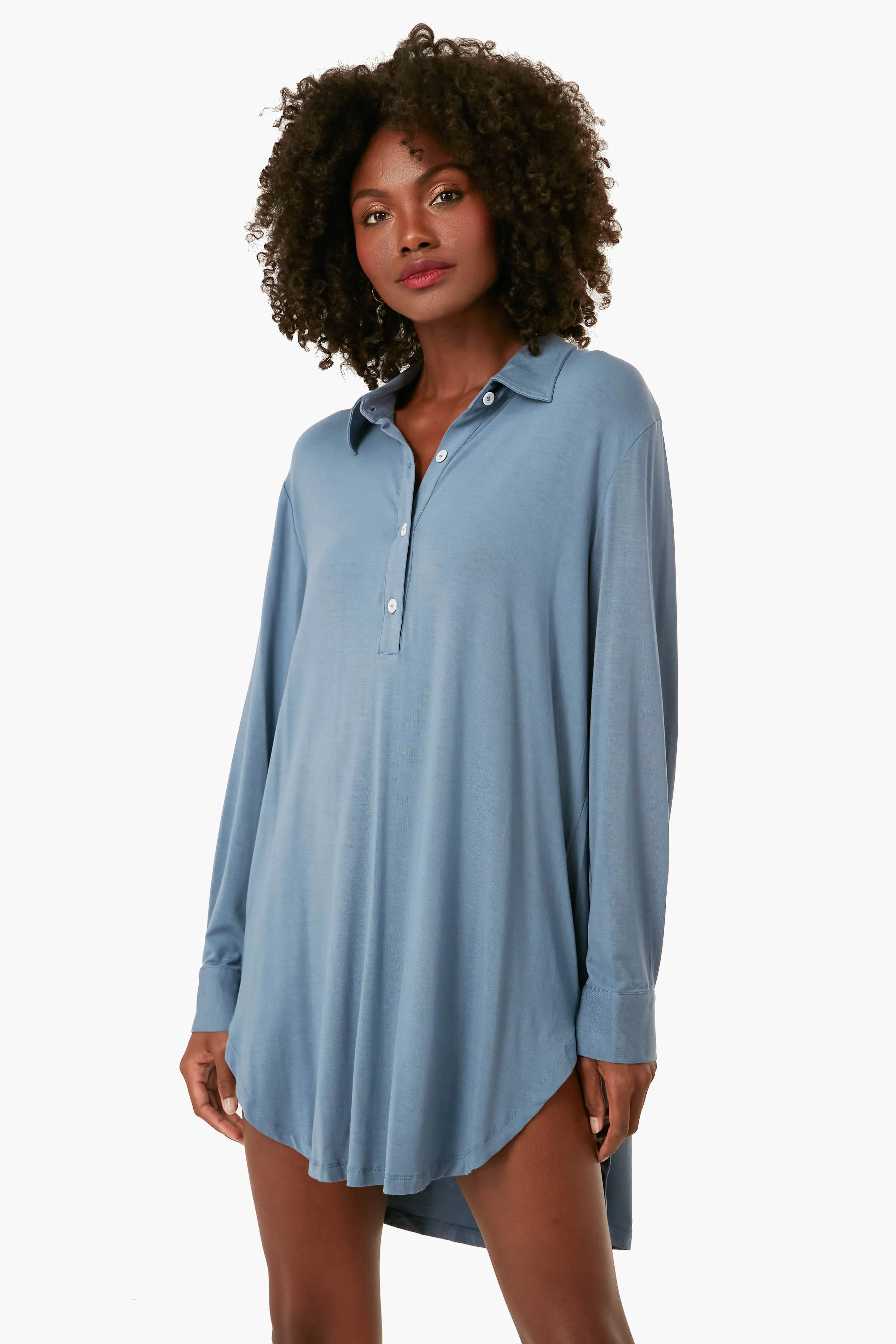 Coastal Blue Gisele Boyfriend Sleepshirt
