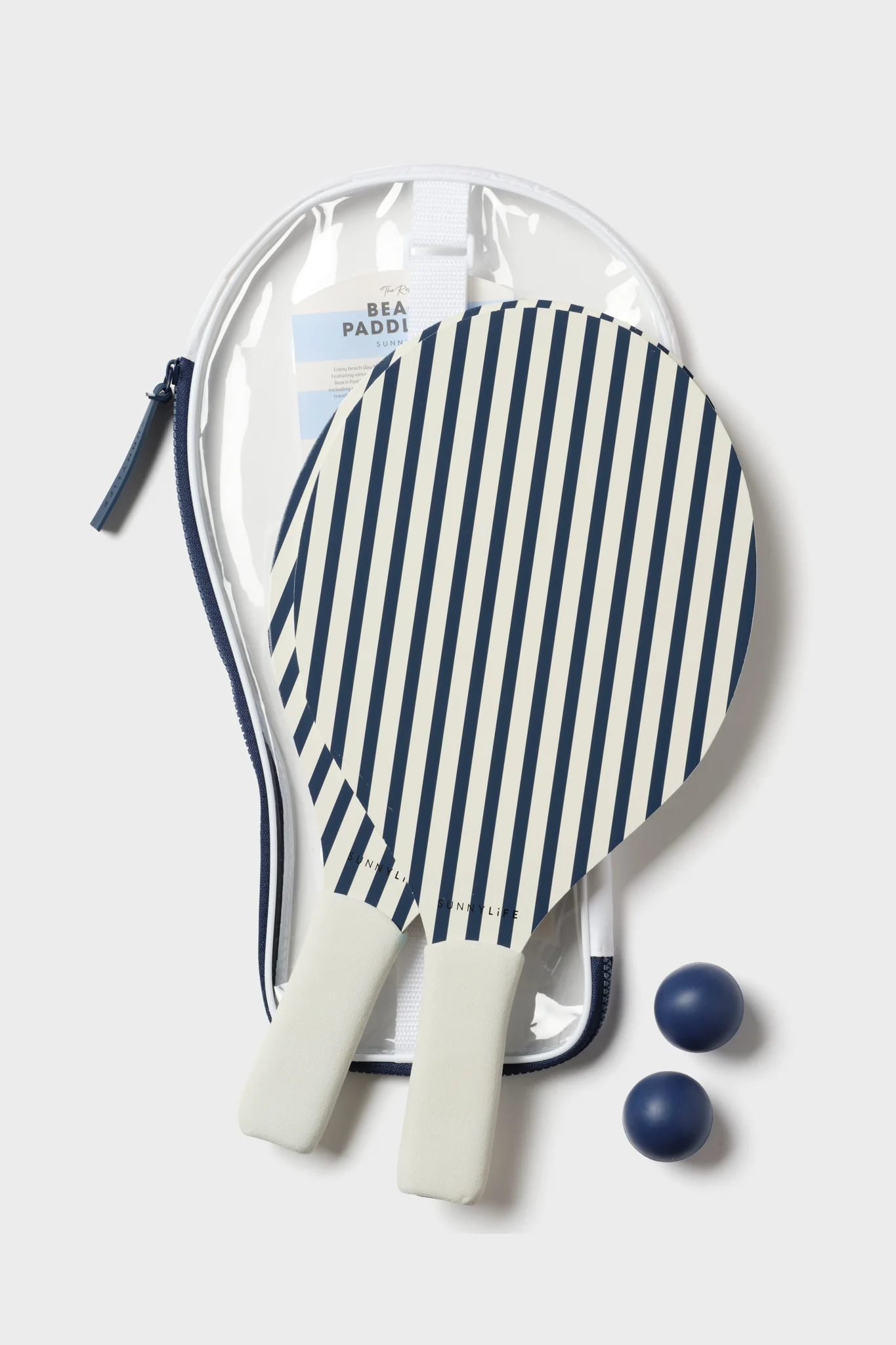 Coastal Blue Stripe Beach Paddle Set - Image 3