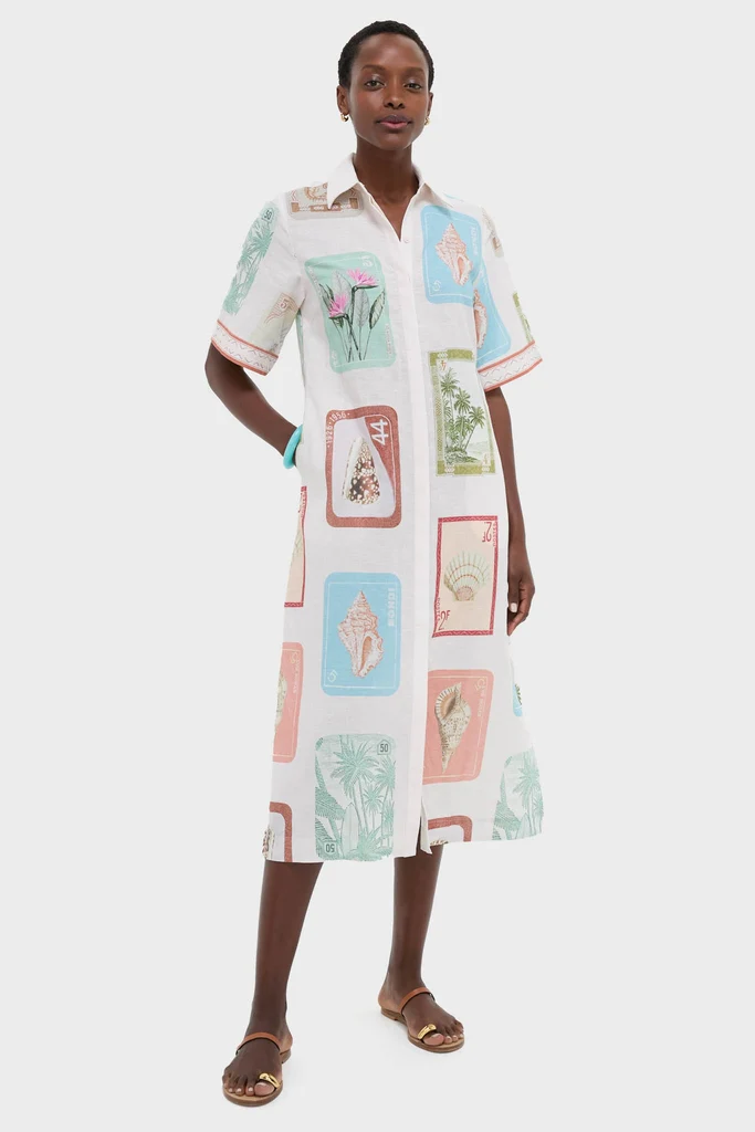 Coastline Shirt Dress - Image 6