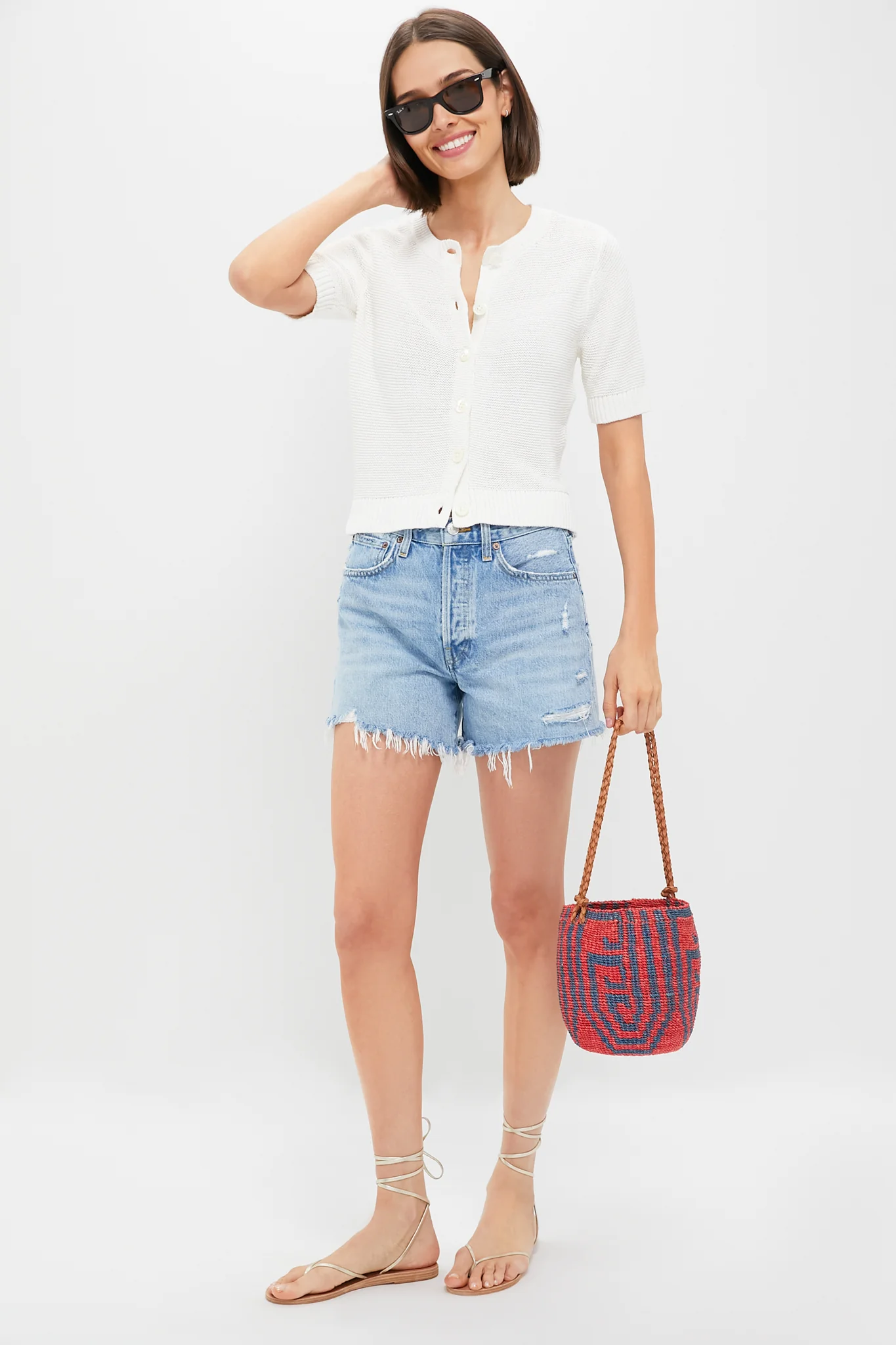 Cobalt Blue and Brick Red Tribale Hobo - Image 3