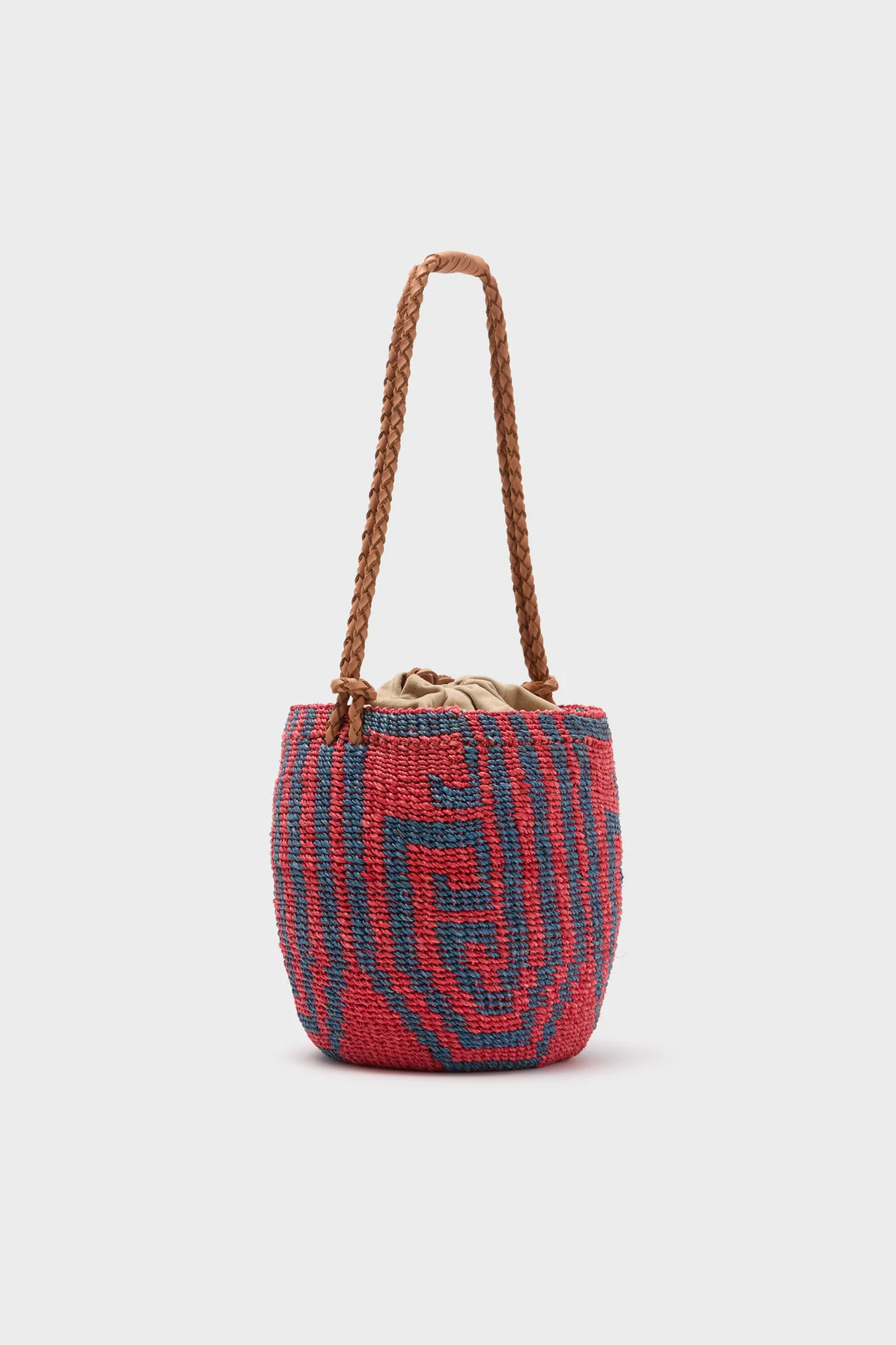 Cobalt Blue and Brick Red Tribale Hobo - Image 4