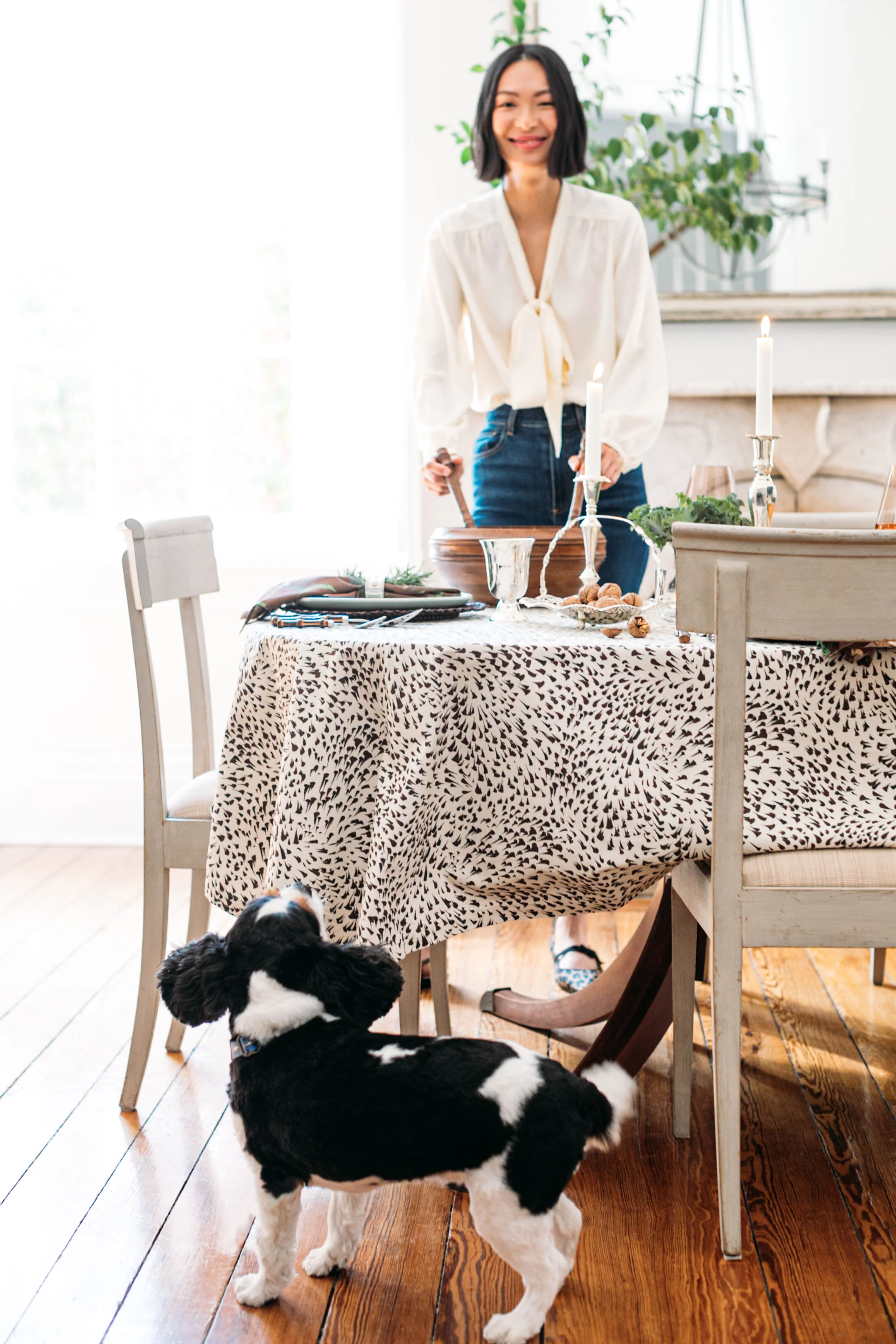 Cocoa Dot Tablecloth - Image 7