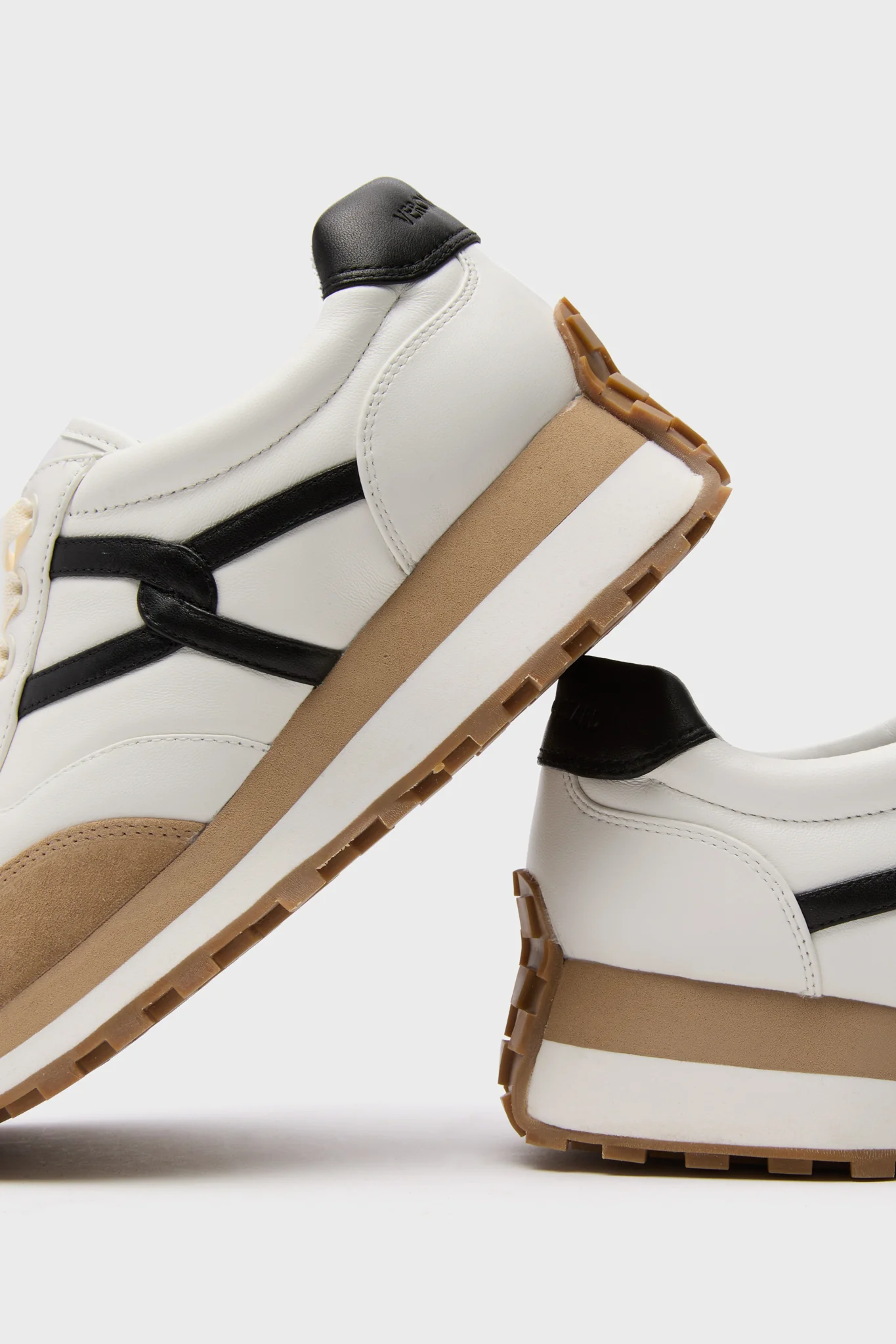 Coconut and Black Valentina Sneakers - Image 5