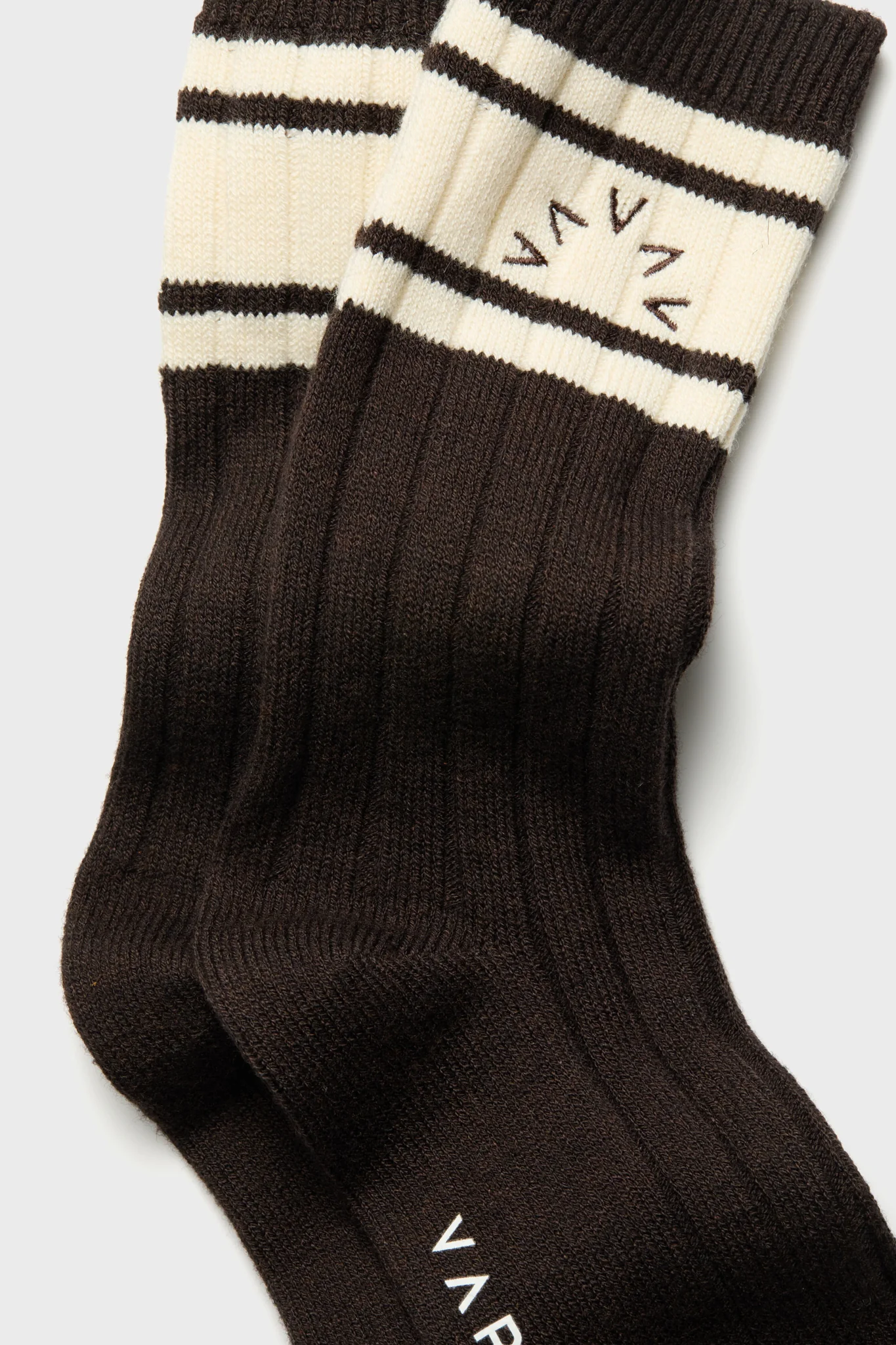 Coffee Bean Malissa Plush Wide Rib Sock - Image 4