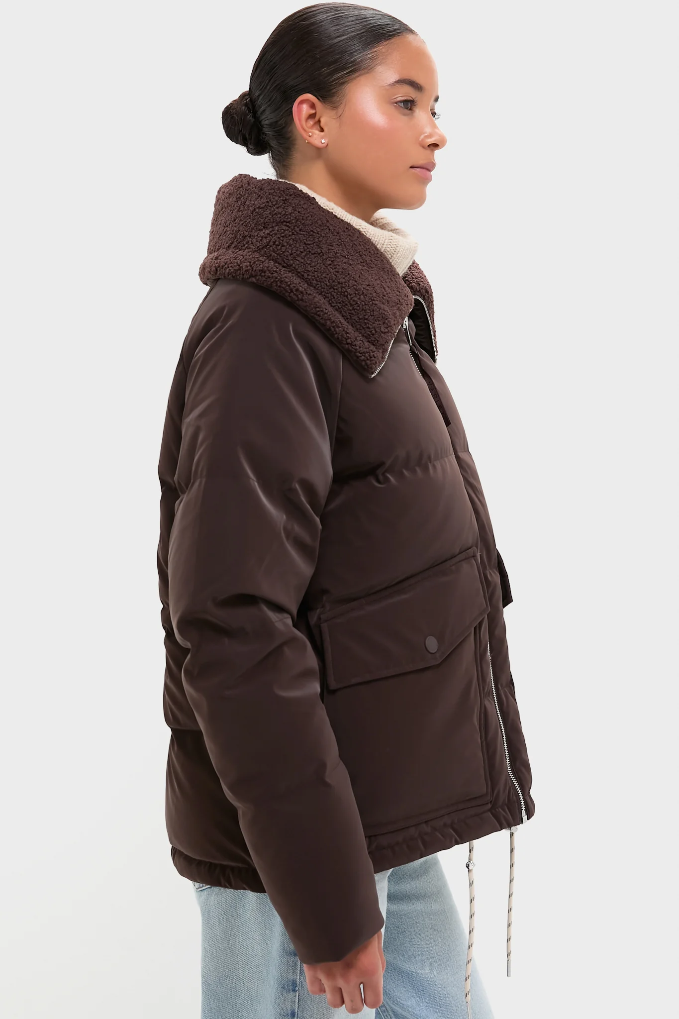 Coffee Bean Roseville Down Jacket - Image 3