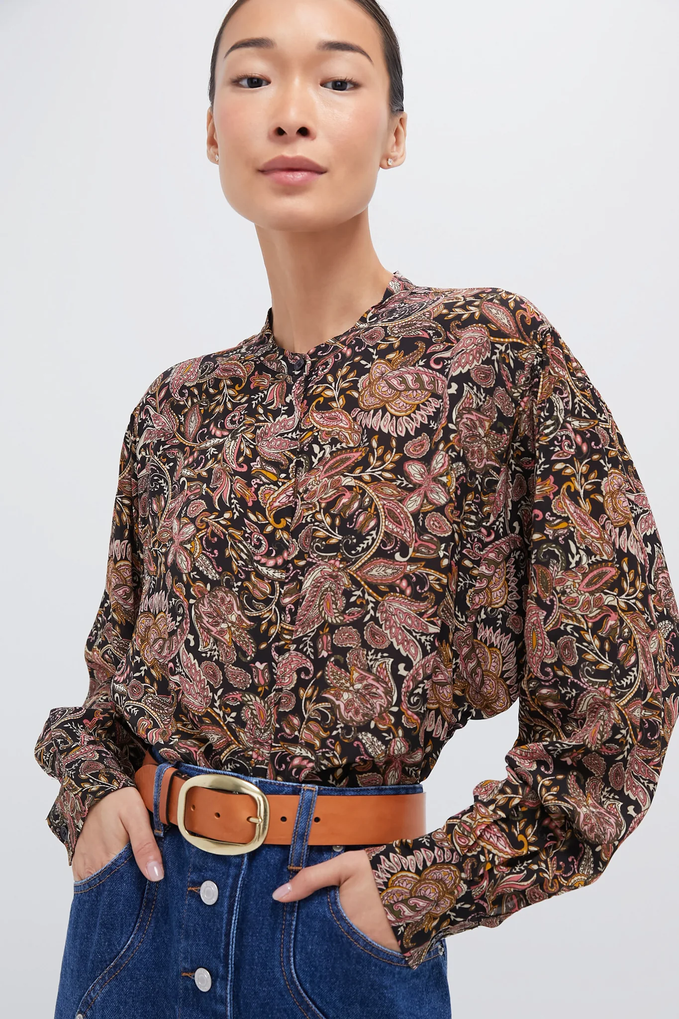Cognac Dara Buckle Belt - Image 3