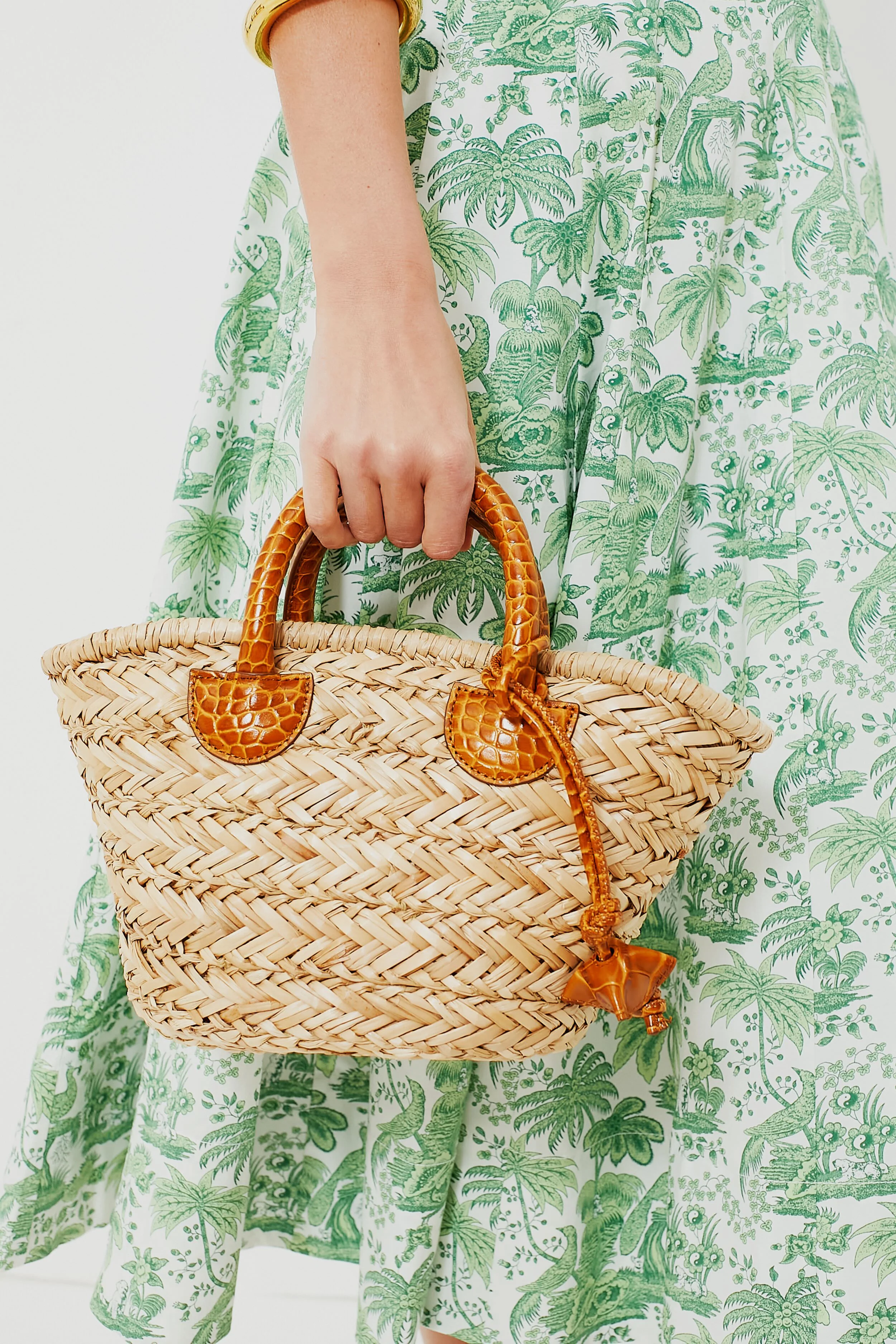 Cognac Petite Beach and Town Tote - Image 2