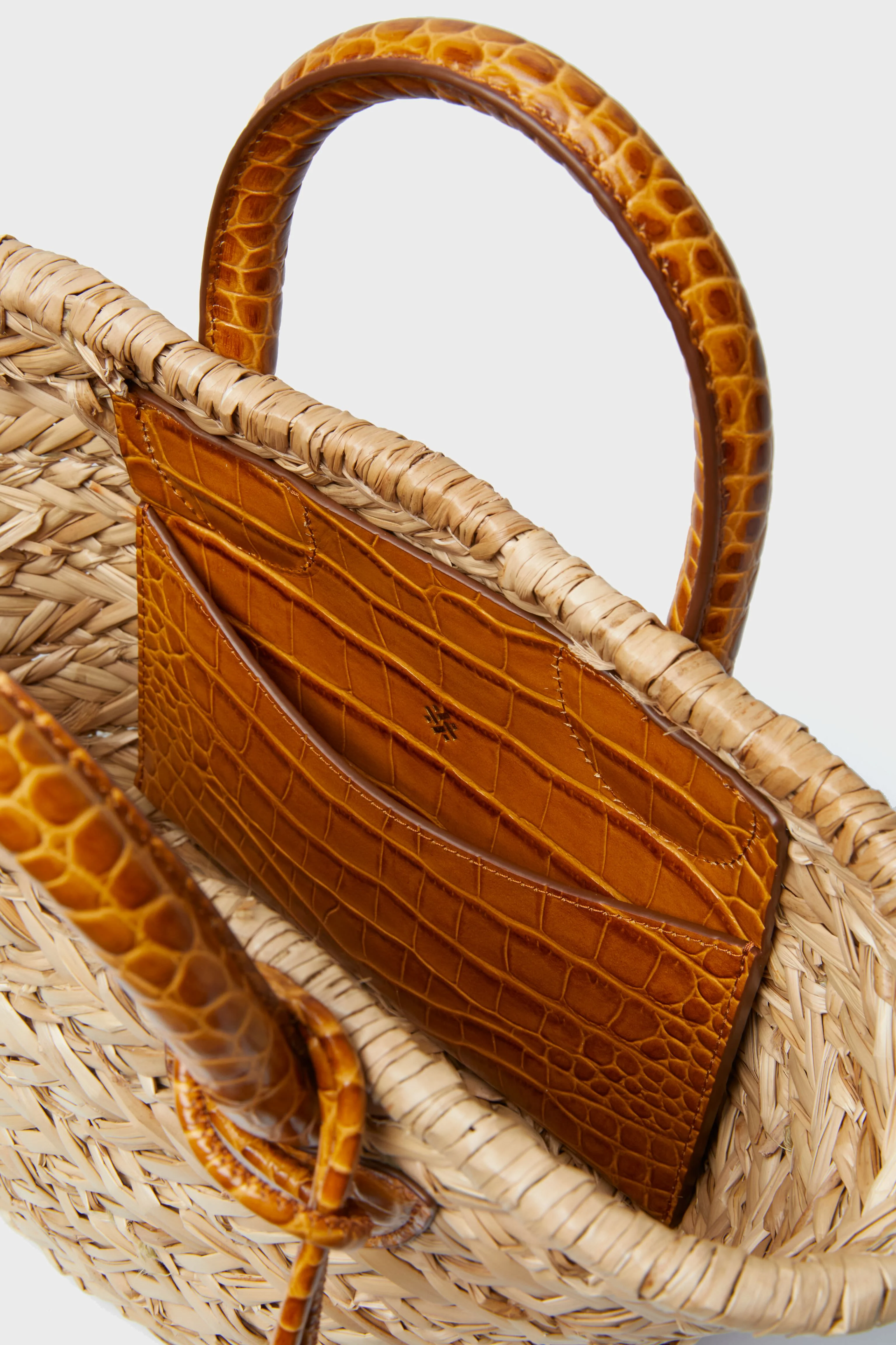 Cognac Petite Beach and Town Tote - Image 4