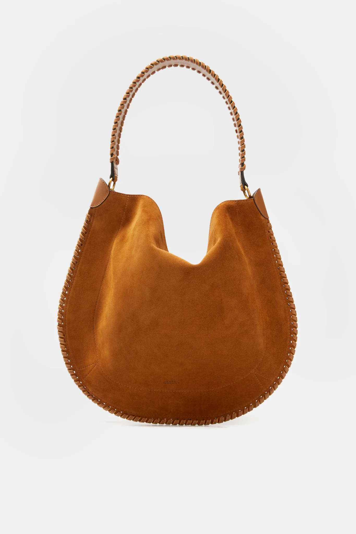 Cognac Soft Suede Oskan Hobo
