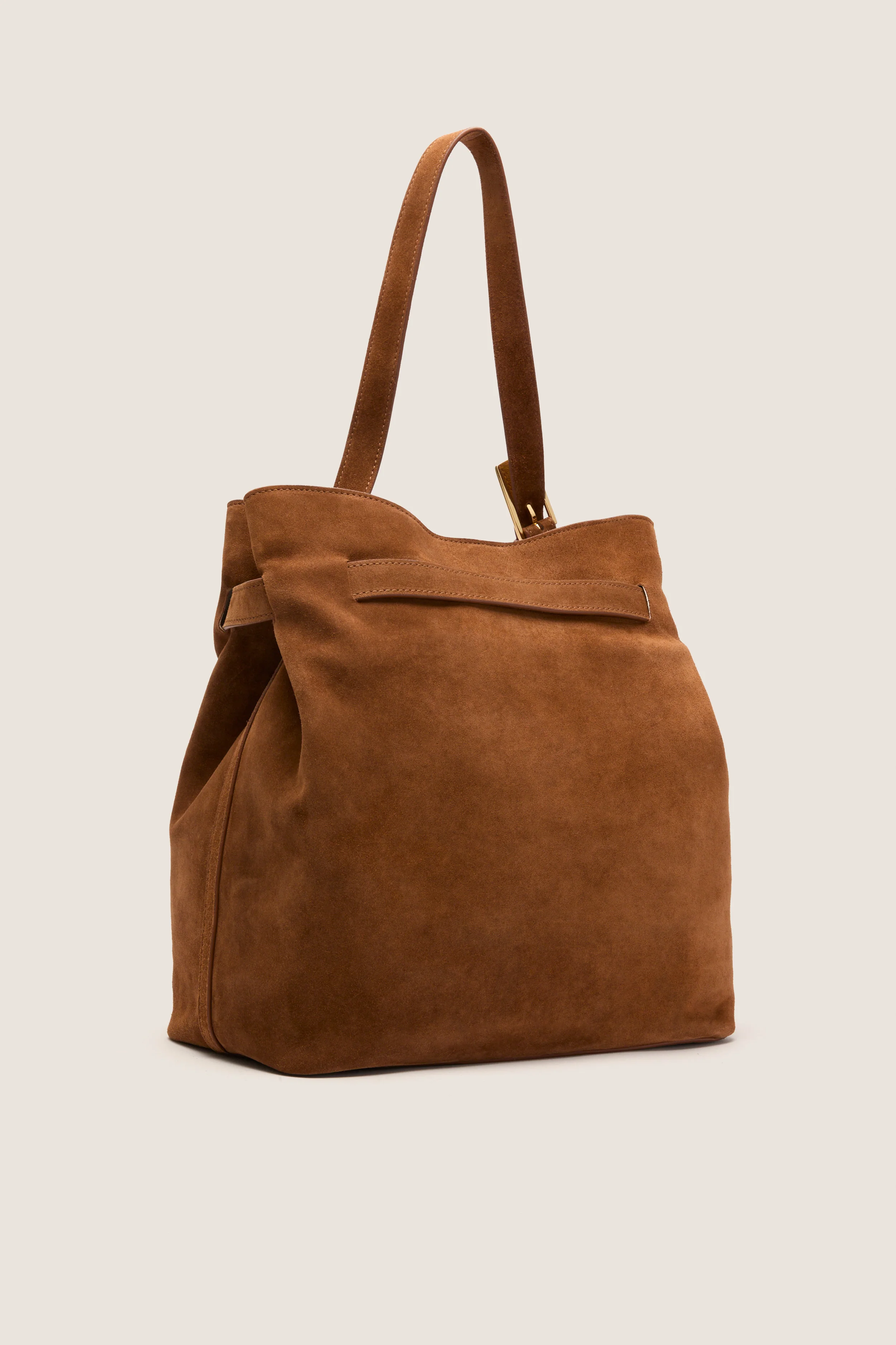 Cognac Suede Belt Bag - Image 4