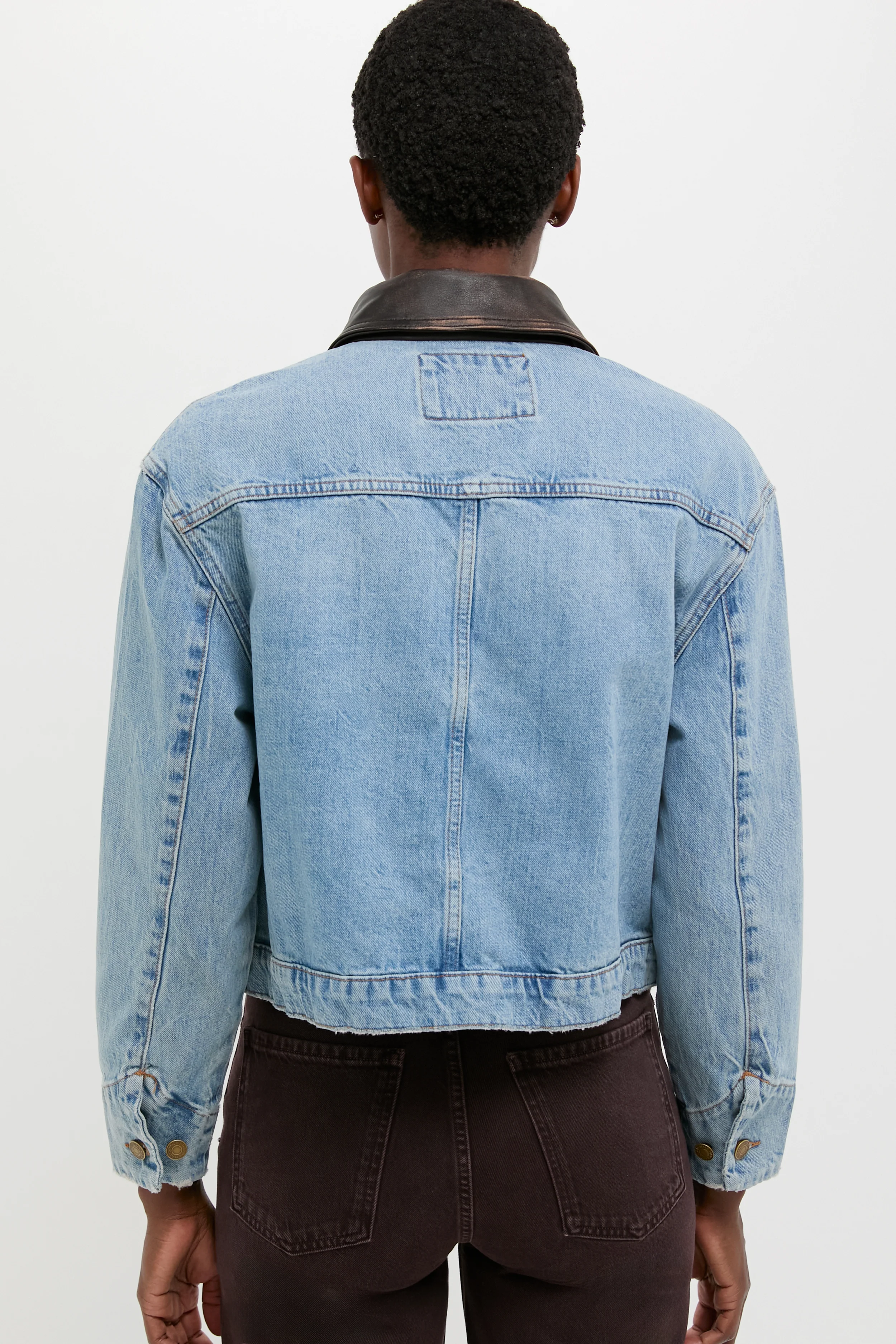 Coney Island Philoh Cropped Denim Jacket - Image 4
