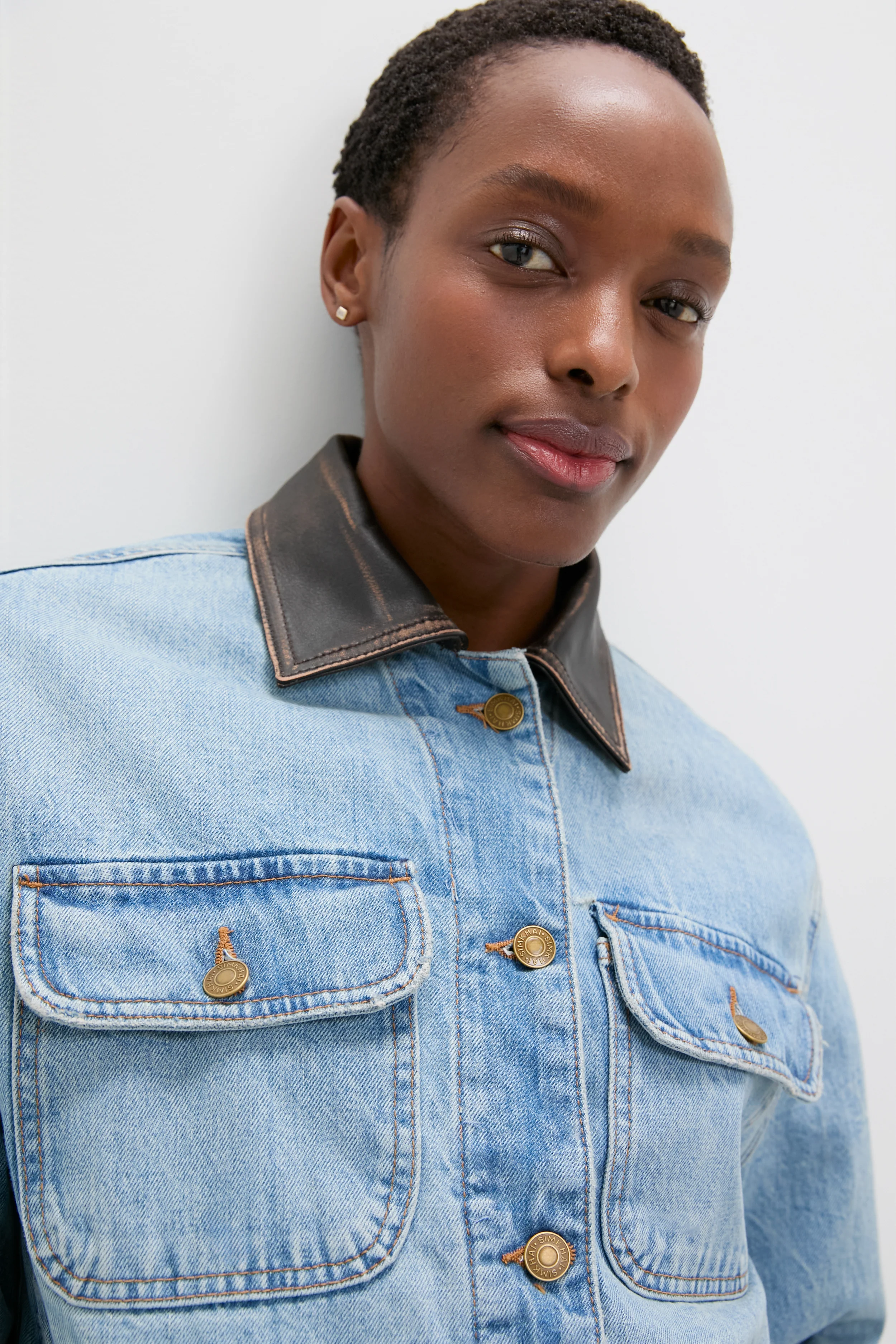Coney Island Philoh Cropped Denim Jacket - Image 5
