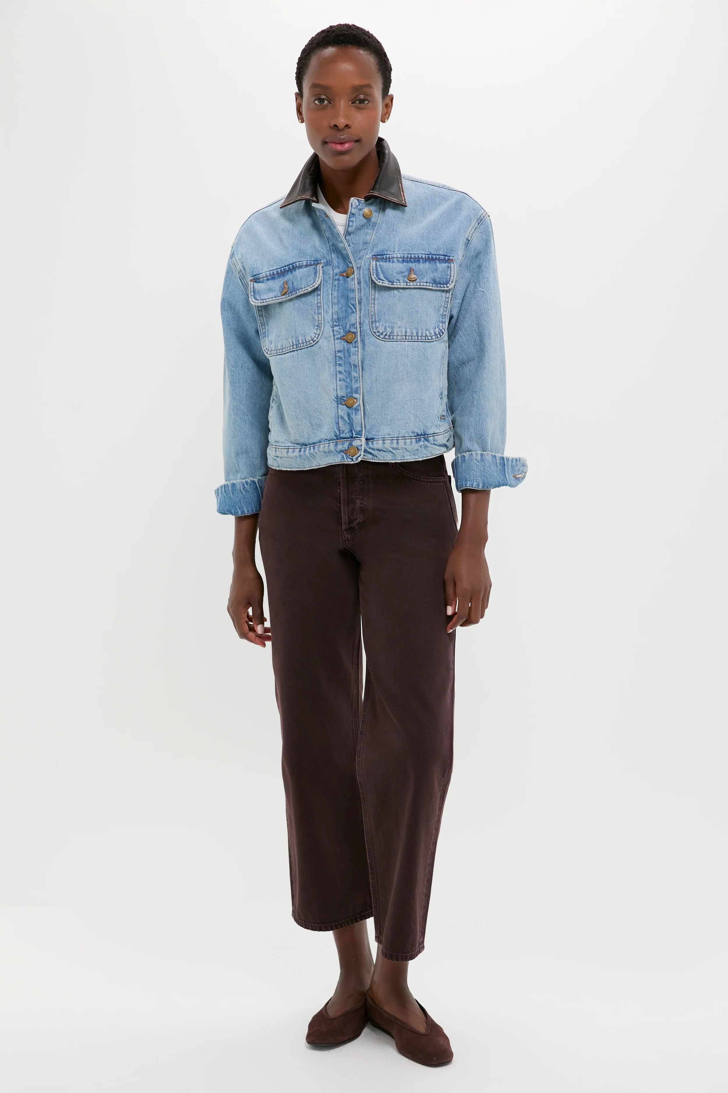 Coney Island Philoh Cropped Denim Jacket - Image 6